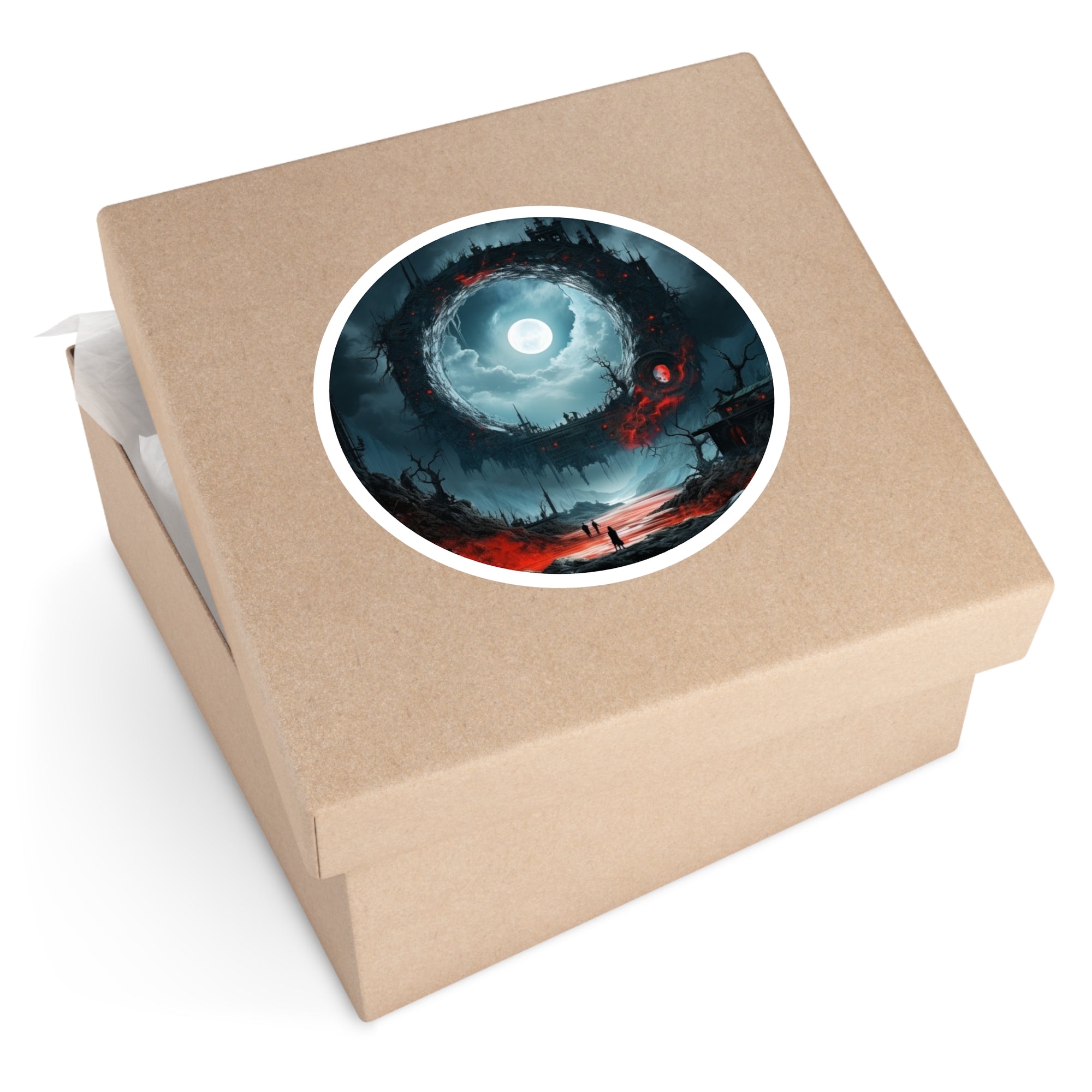 Letter O Animated Design, Fantasy World Sticker, Dreamy Decor