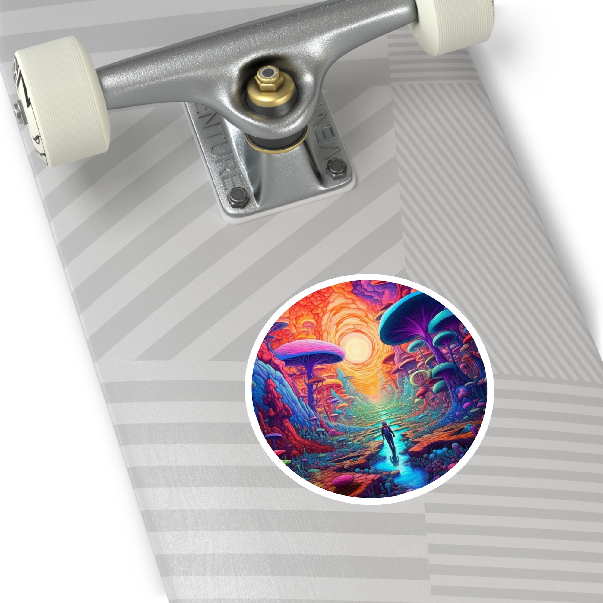 Alien Forest Path, Fantasy World Sticker, Explorer Vibe, Adventure Gift