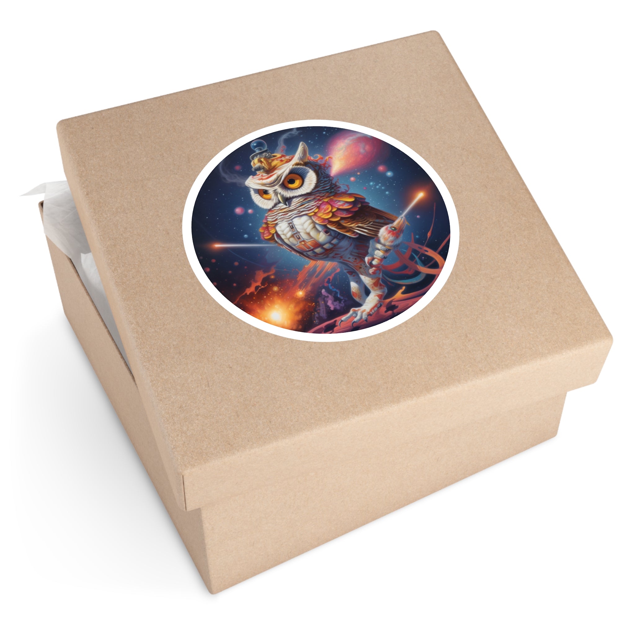 Owl Symbolism Sticker