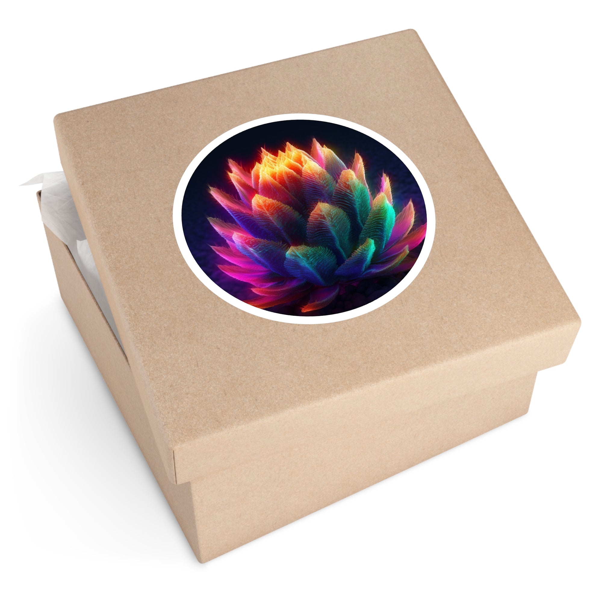 Cactus Cluster, Artistic Sticker, Nature Decor, Creative Gift