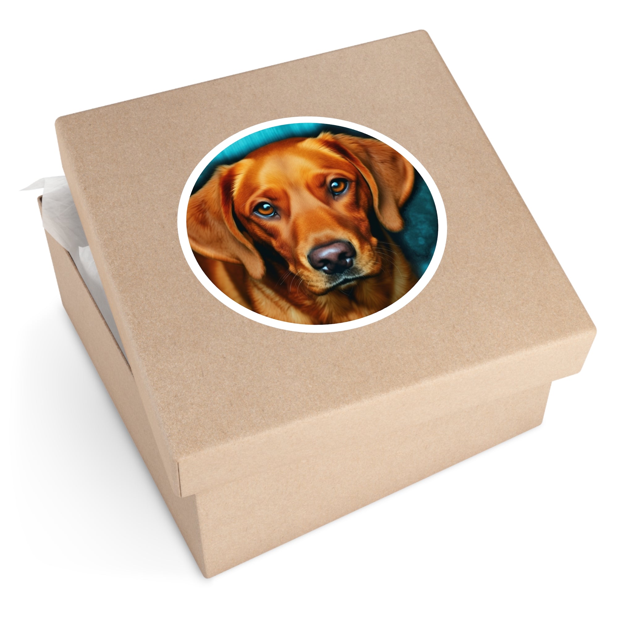 Labrador, Realistic Sticker, Laptop Decal, Gift for Dog Lovers