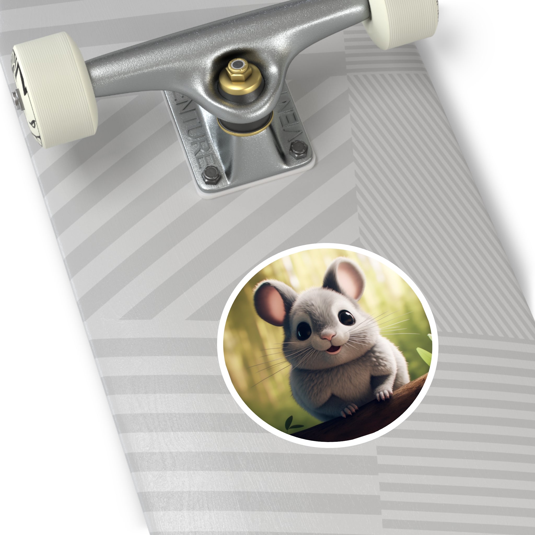 Cute Chinchilla, Adorable Forest Sticker, Nature Design, Sweet Companion