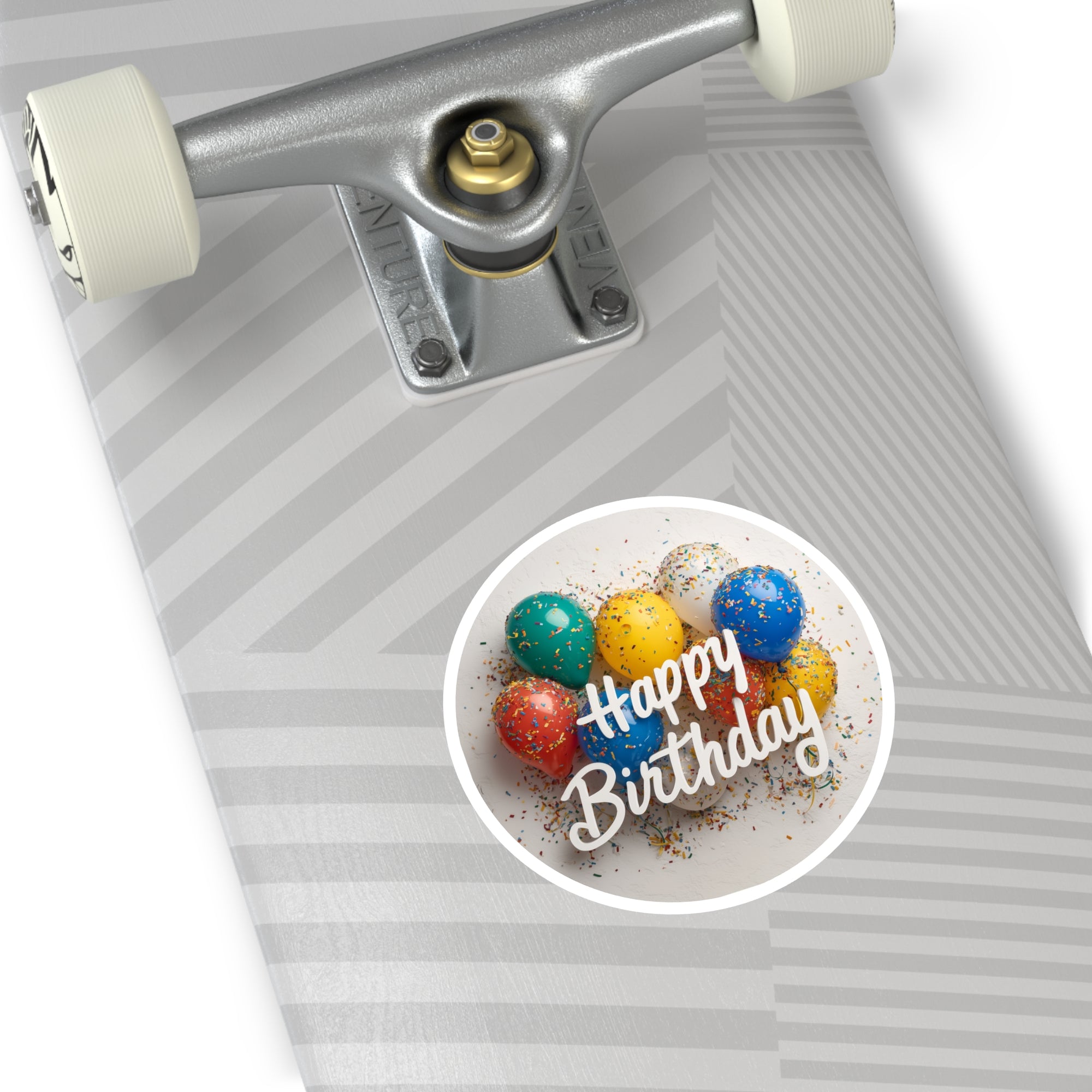 Confetti Balloons Sticker, Happy Birthday Art, Party Celebration Design, Festive Aesthetic