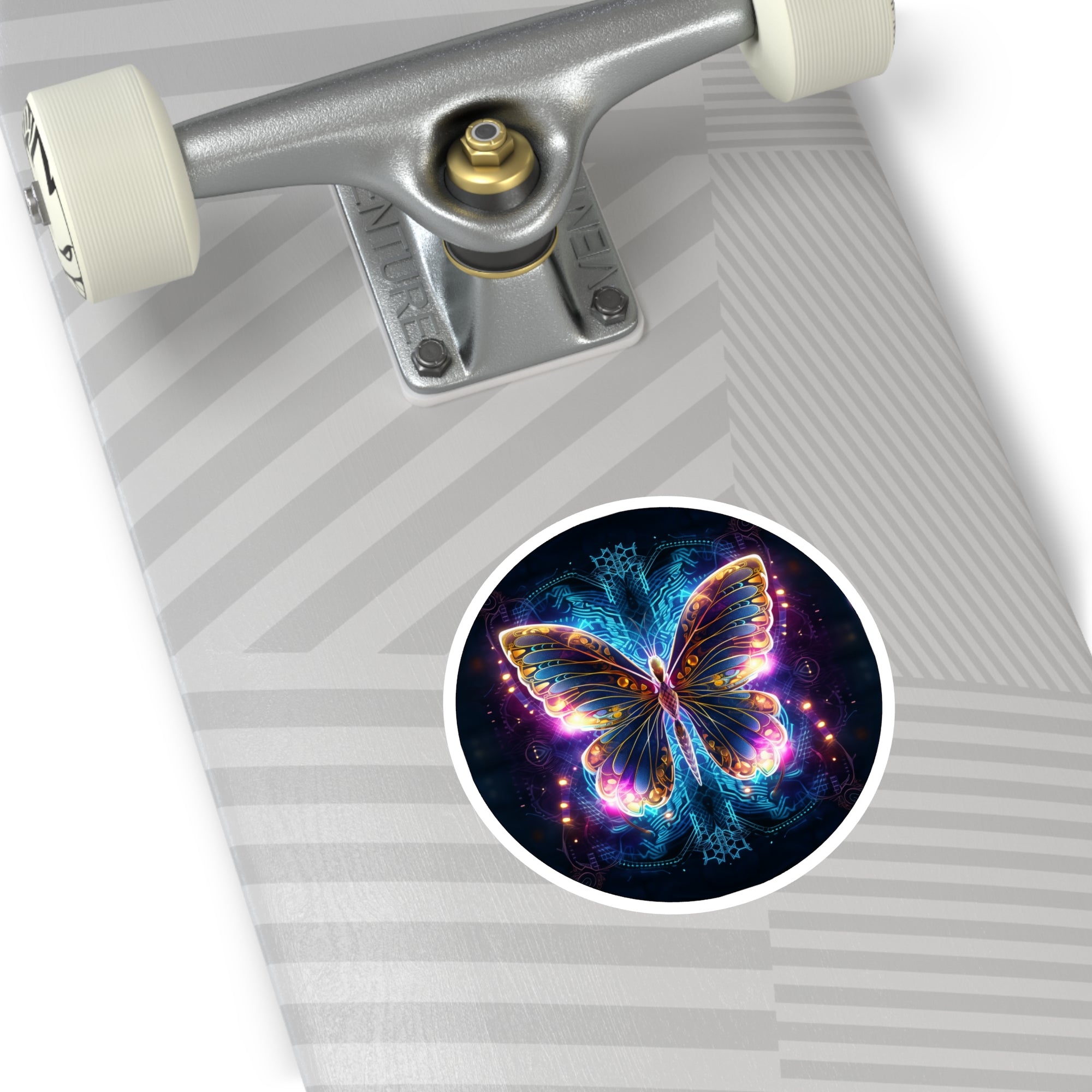 Colorful Butterfly, Artistic Nature Sticker, Notebook Decor, Creative Gift