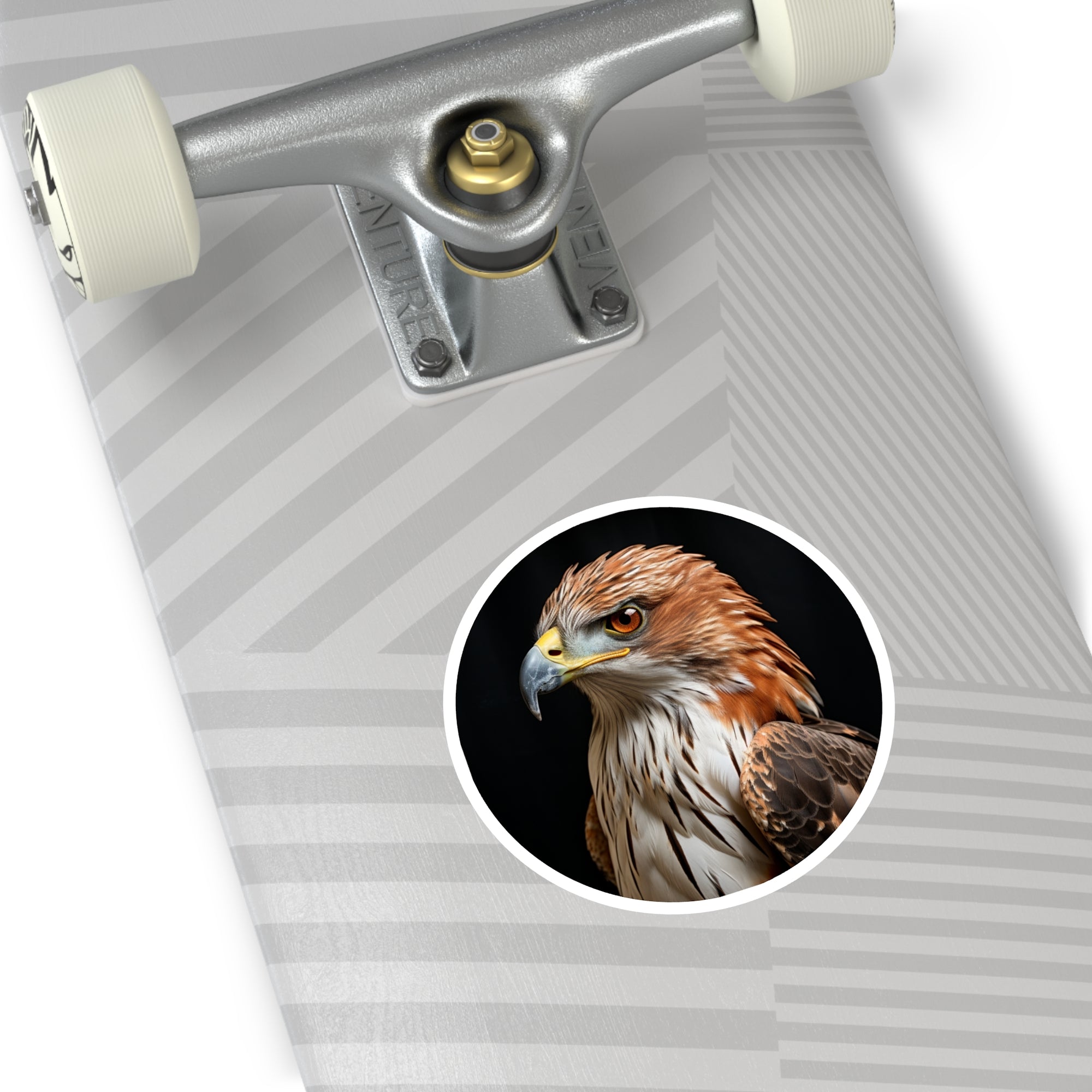 Hawk Sticker, Fierce Realistic Art, Wildlife Design, Collector’s Nature Gift