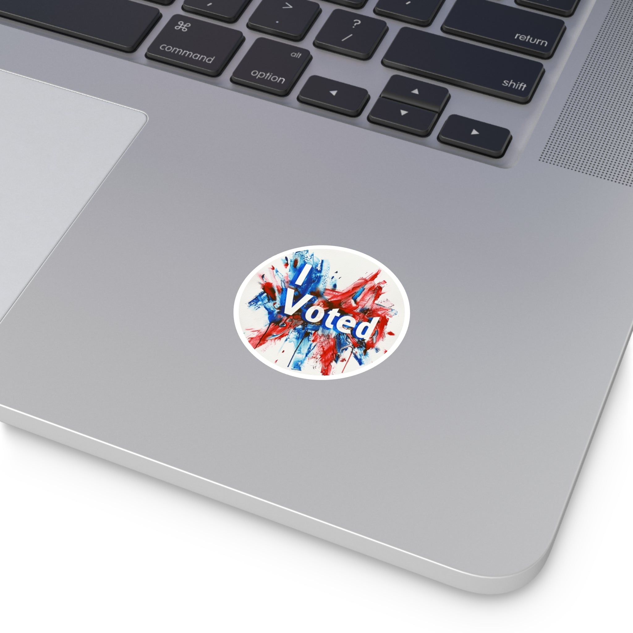 I Voted Sticker, Red White Blue Design, Patriotic Art, Election Day Pride