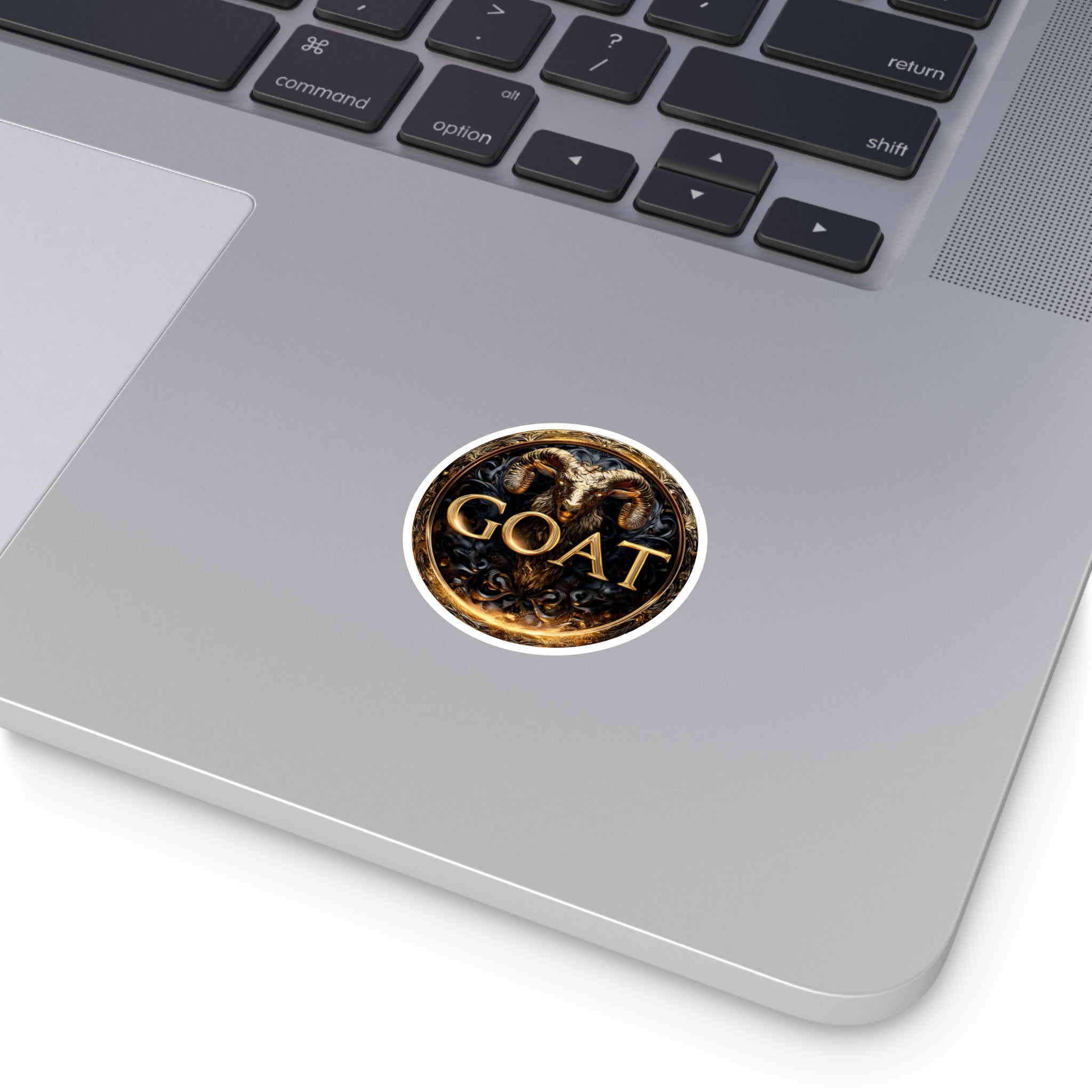 GOAT Lettering, Bold Art Sticker, Laptop Decor, Fun Gift