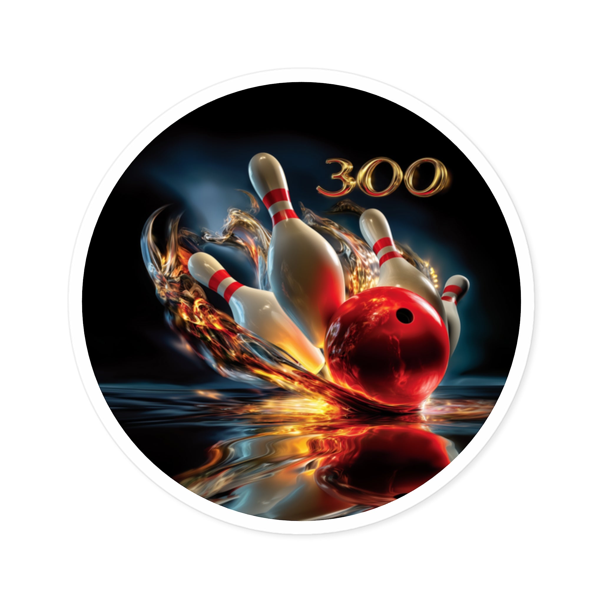 Fiery Violin Devil Sticker, Musical Art, Fantasy Design, Dramatic Gothic Aesthetic