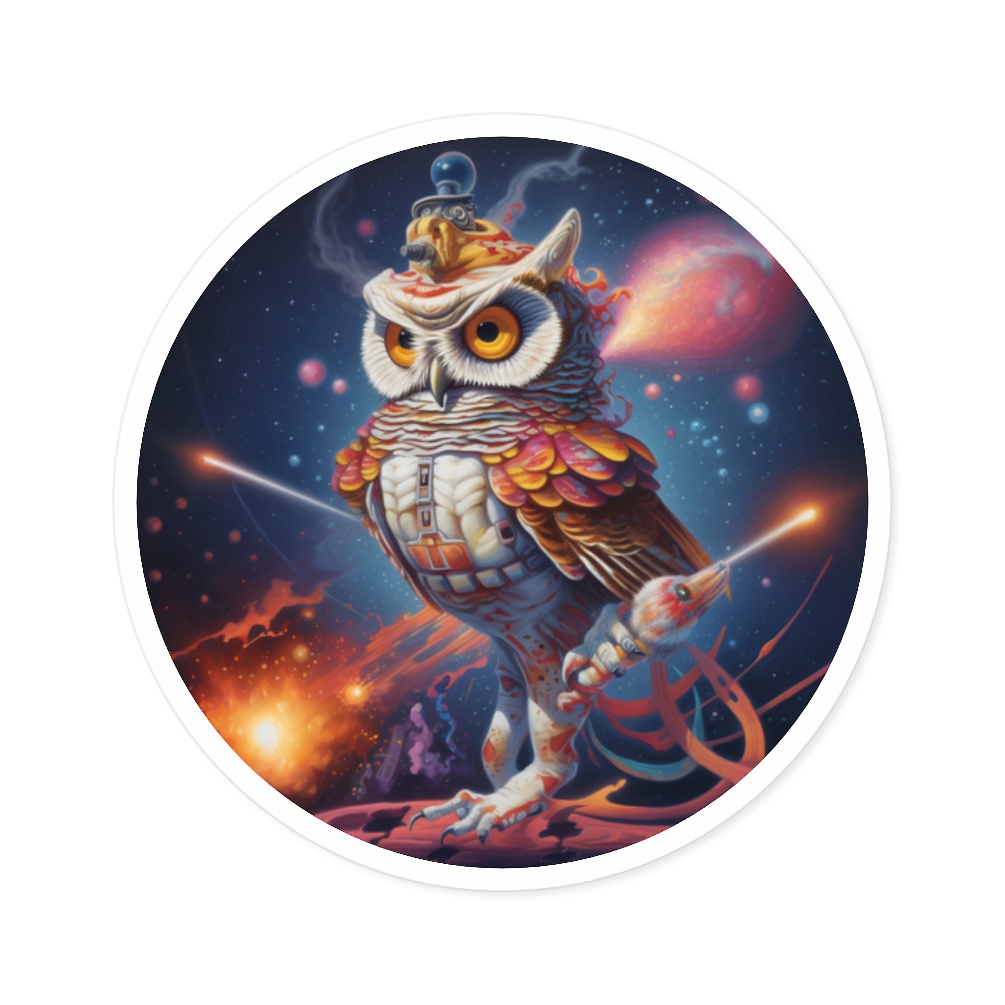Owl Symbolism Sticker