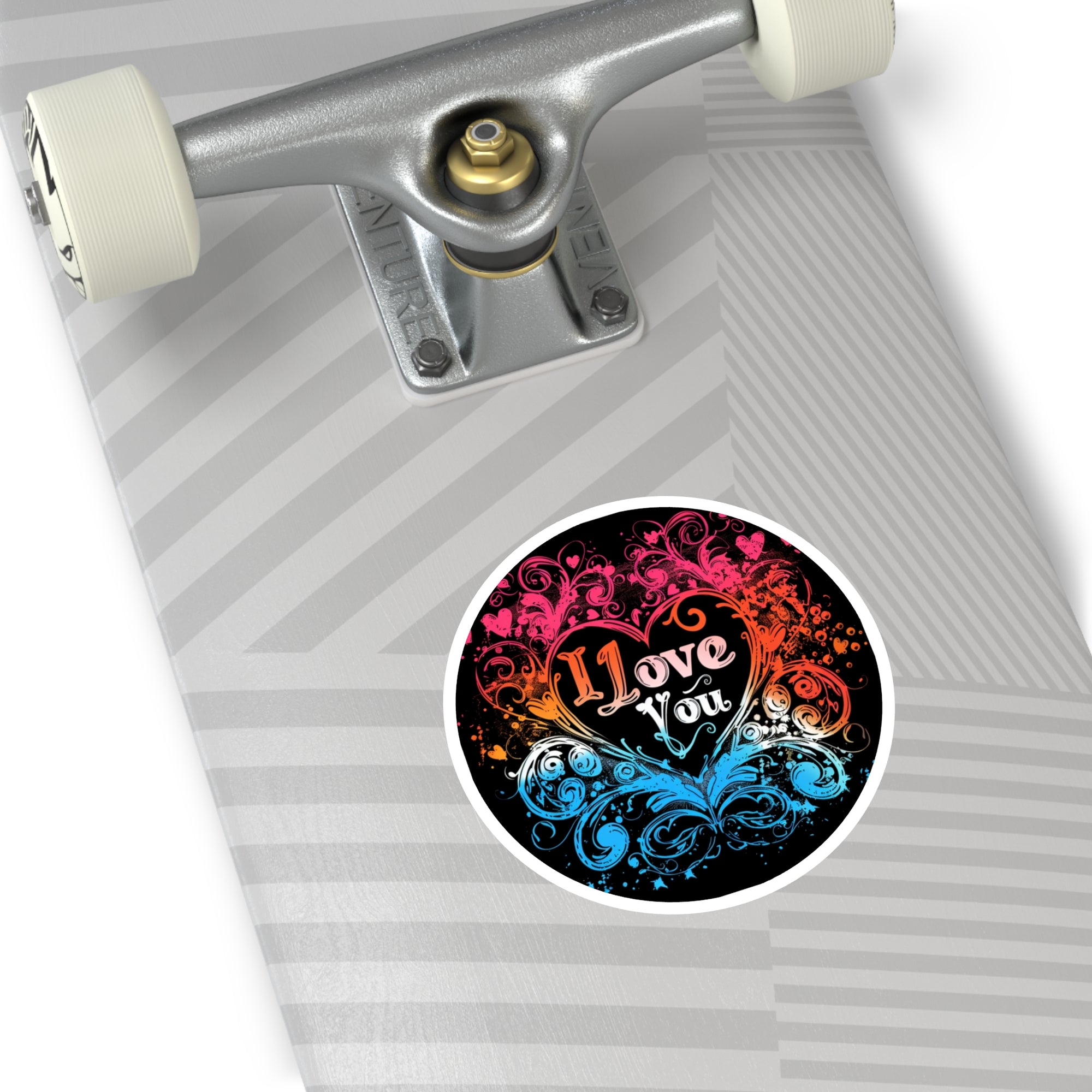 I Love You, Heart Design Sticker, Romantic Art, Valentine Gift