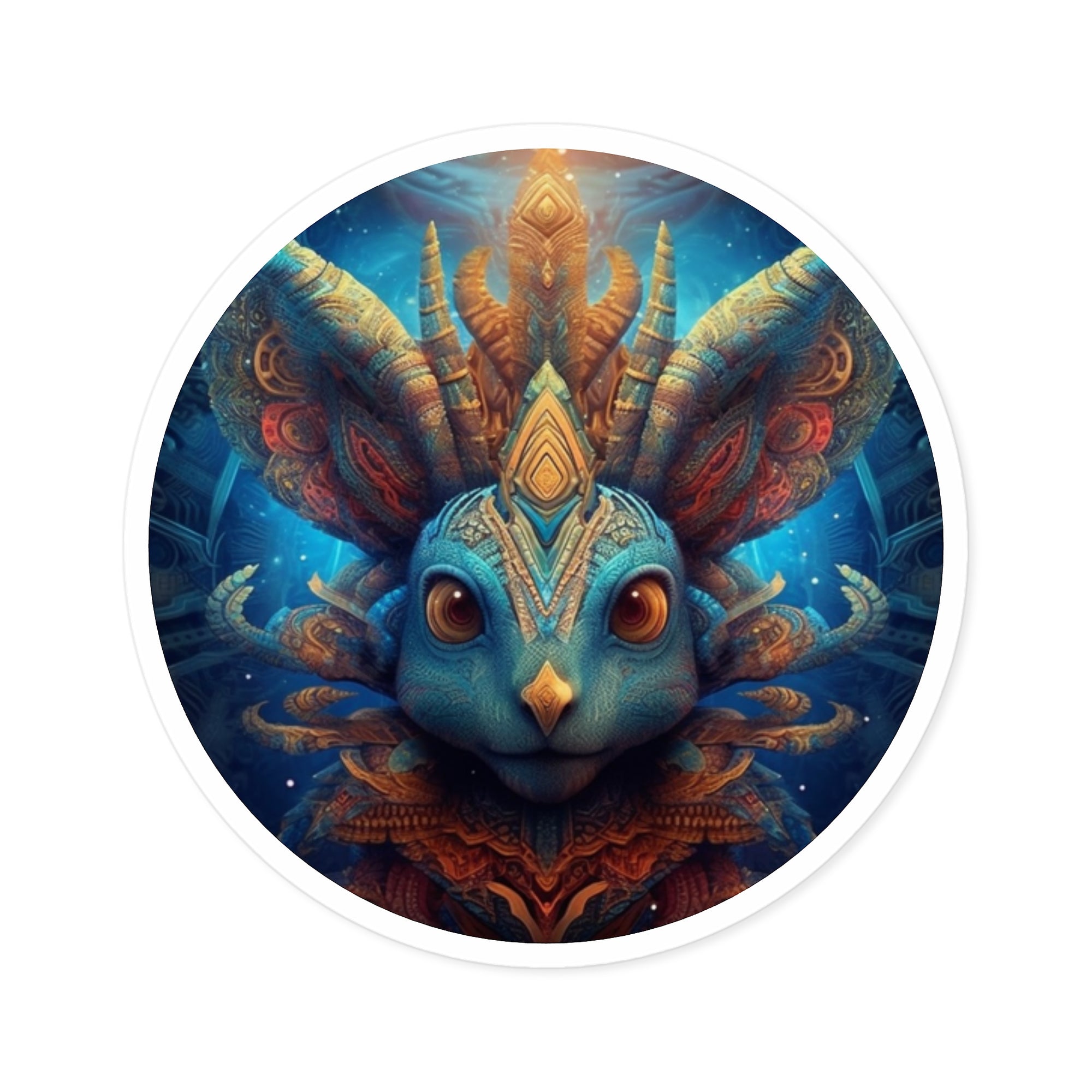 Fantasy Creature, Colorful Art Sticker, Laptop Decor, Creative Gift