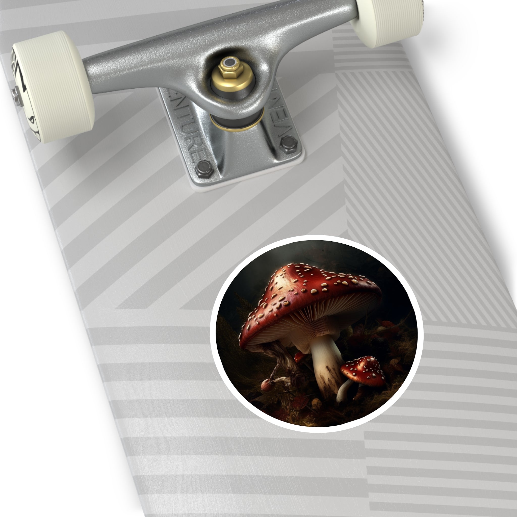 Red Mushroom Sticker, Nature Art, Water Bottle Decor, Whimsical Gift