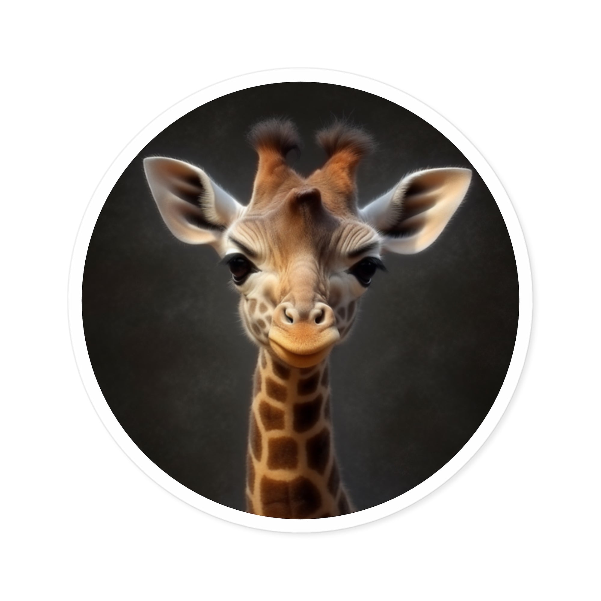 Baby Giraffe, Realistic Animal Sticker, Cute Gift, Safari Theme