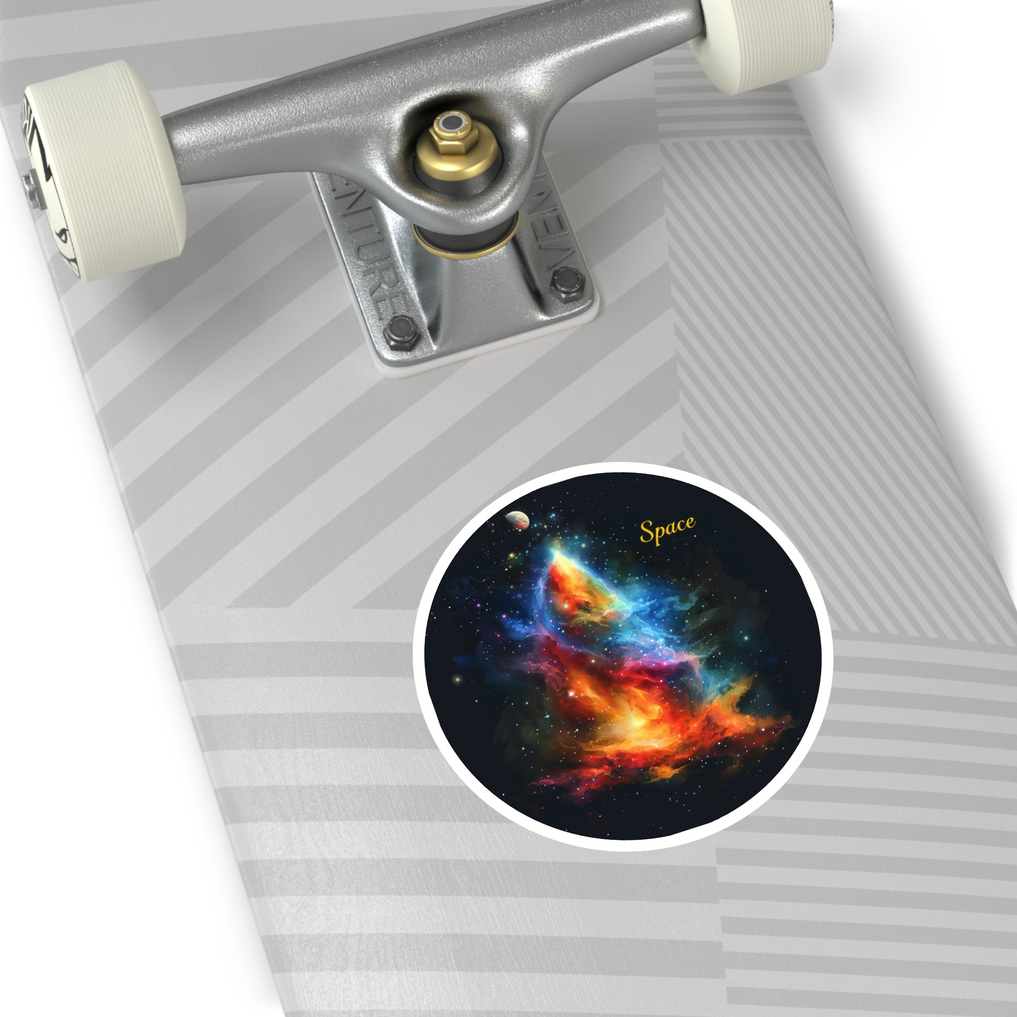 Space Sticker, Cosmic Nebula Art, Galaxy Design, Astronaut Gift