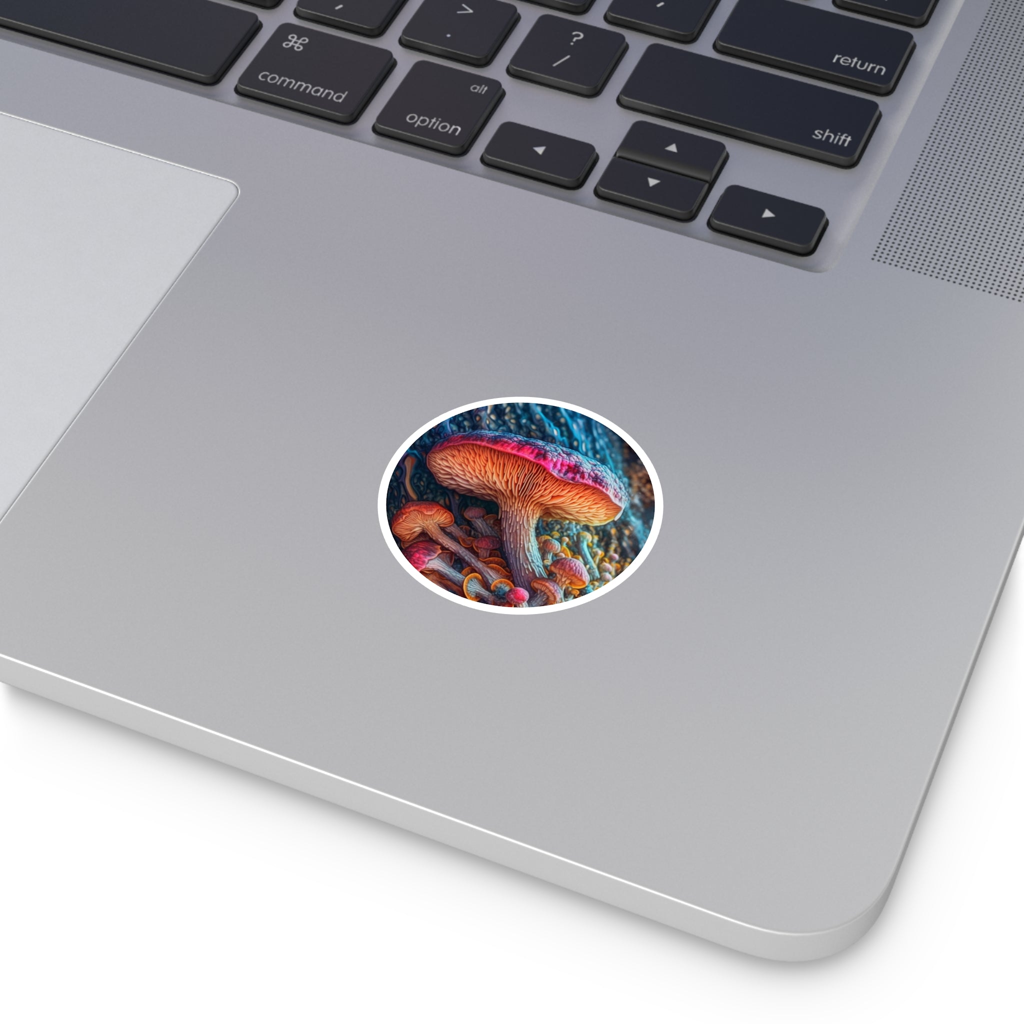 Mushroom Cluster, Nature Art Sticker, Forest Decor, Unique Gift