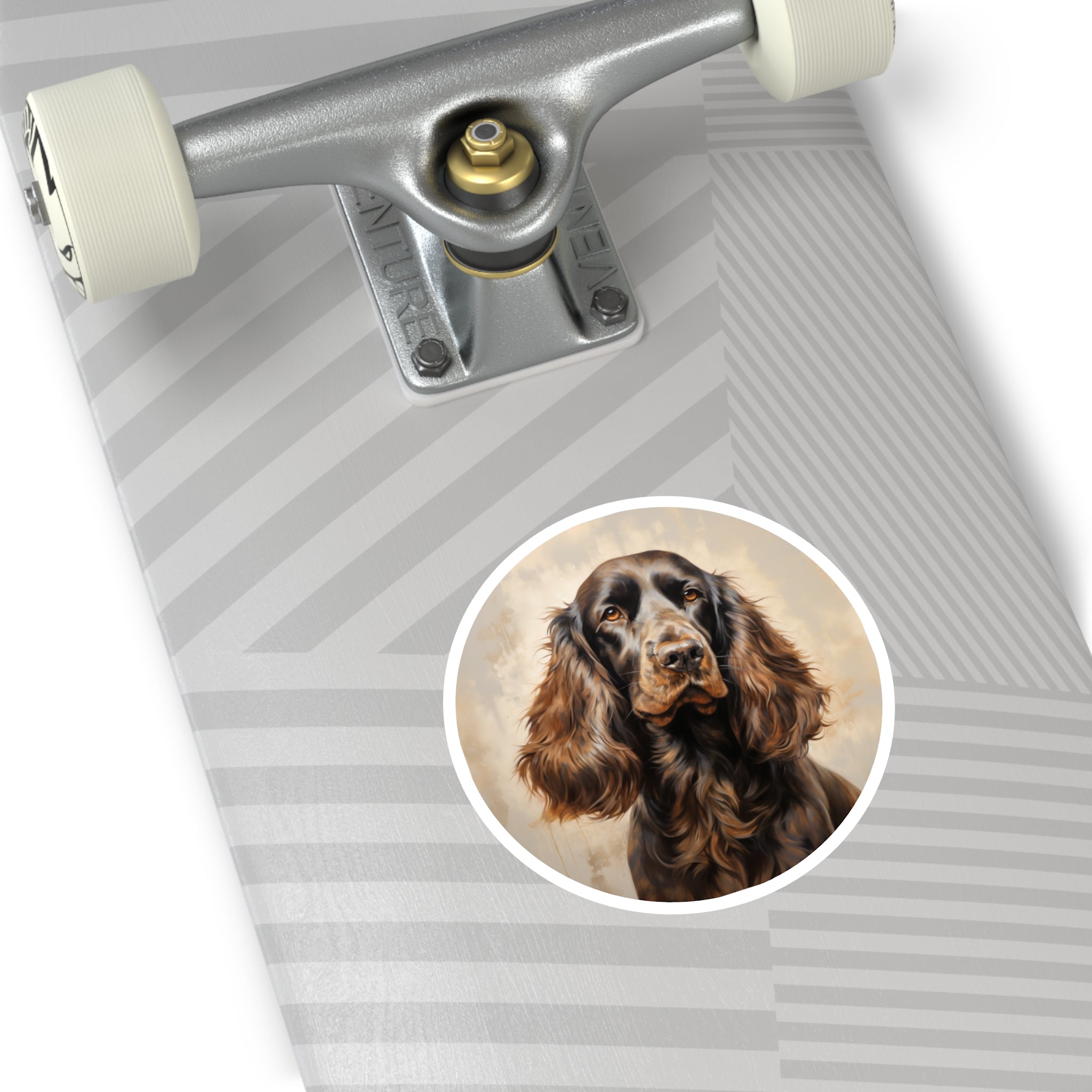 Cocker Spaniel Sticker, Realistic Dog Art, Pet Lover Gift, Classic Design
