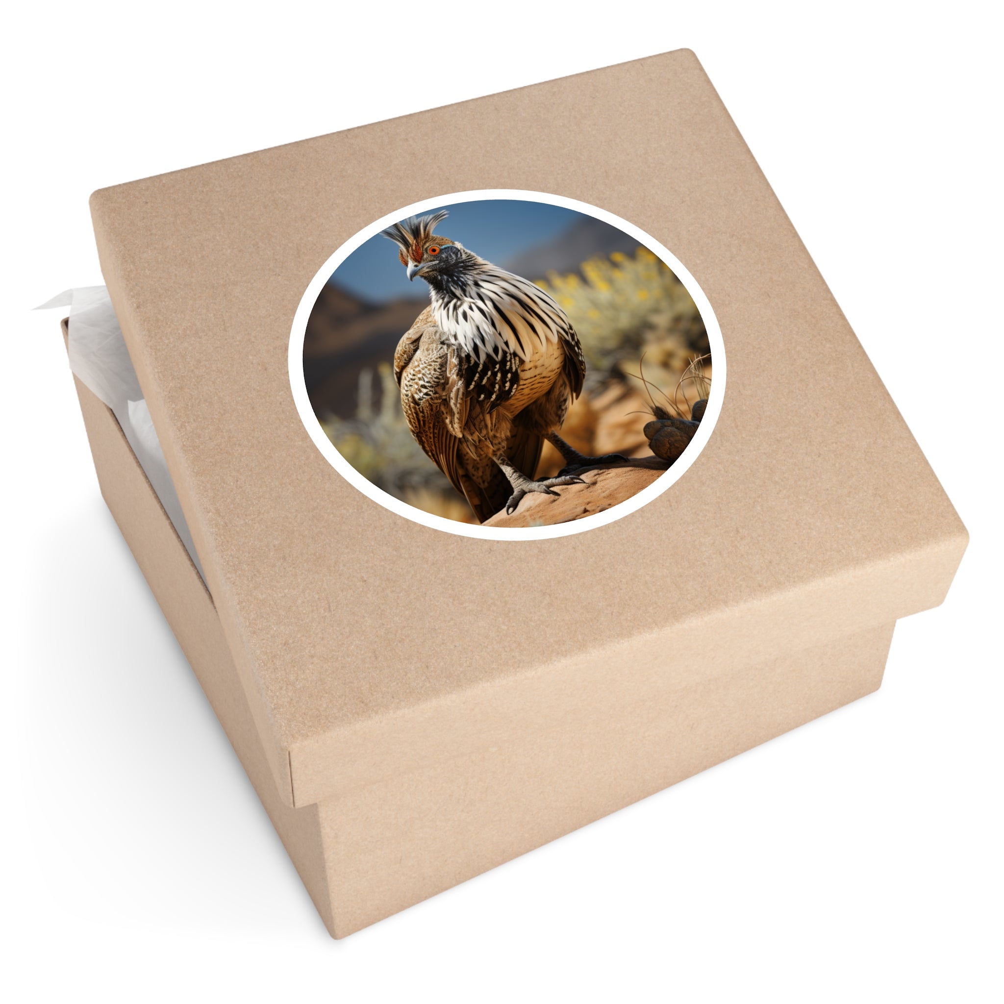Greater Sage Grouse Sticker, Desert Wildlife Art, Realistic Bird Design, Nature Collector