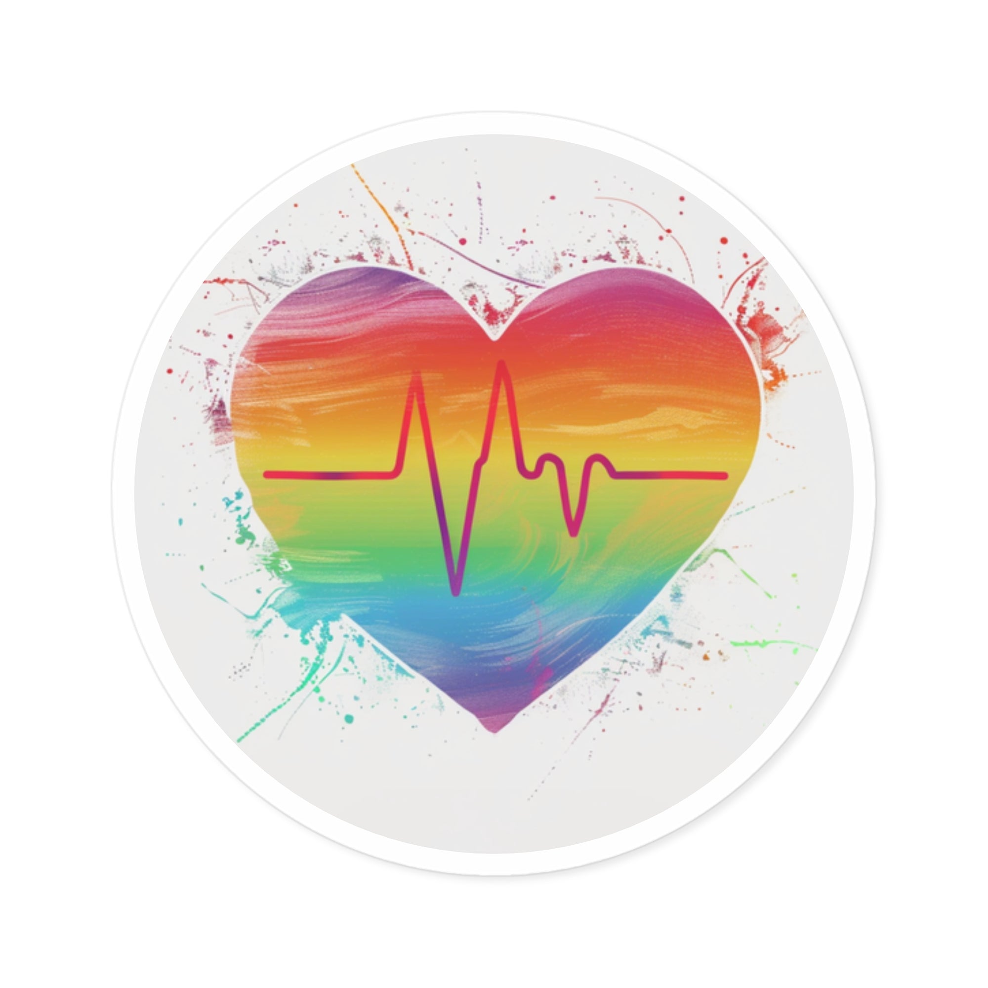 I Love My Cardiologist, Heartbeat Sticker, Medical Art, Appreciation Gift