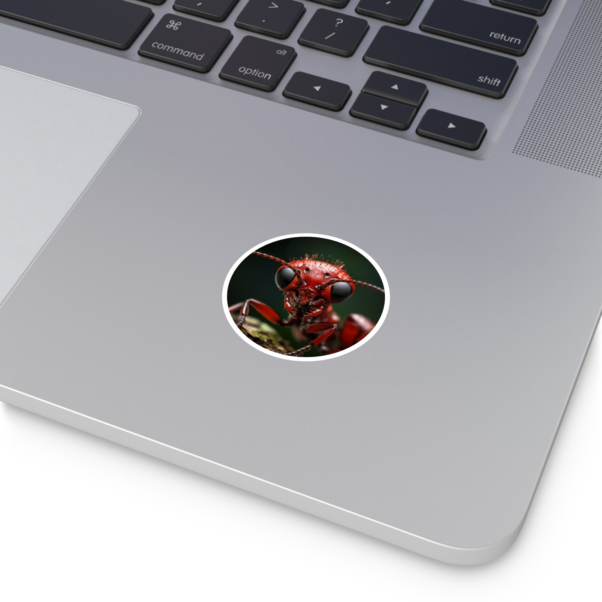 Red Ant, Macro Insect Sticker, Laptop Decal, Nature Close-Up Gift