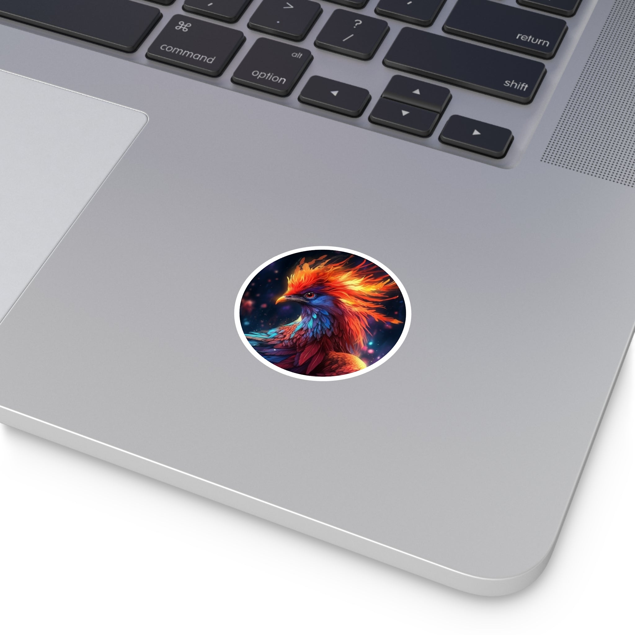 Firebird Sticker, Colorful Phoenix Art, Fantasy Flame Design, Powerful Gift