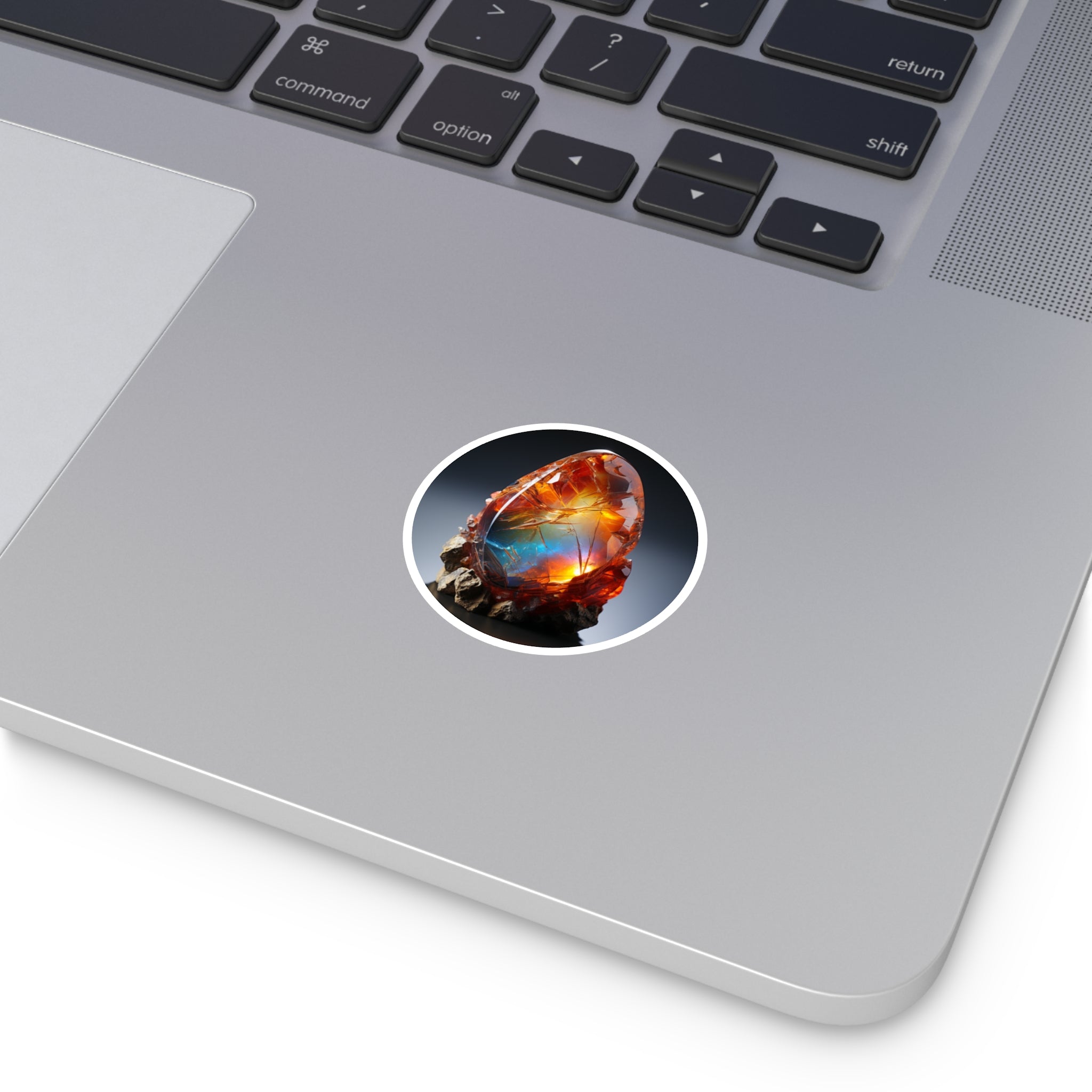 Opal Gem, Artistic Sticker, Notebook Decor, Crystal Gift