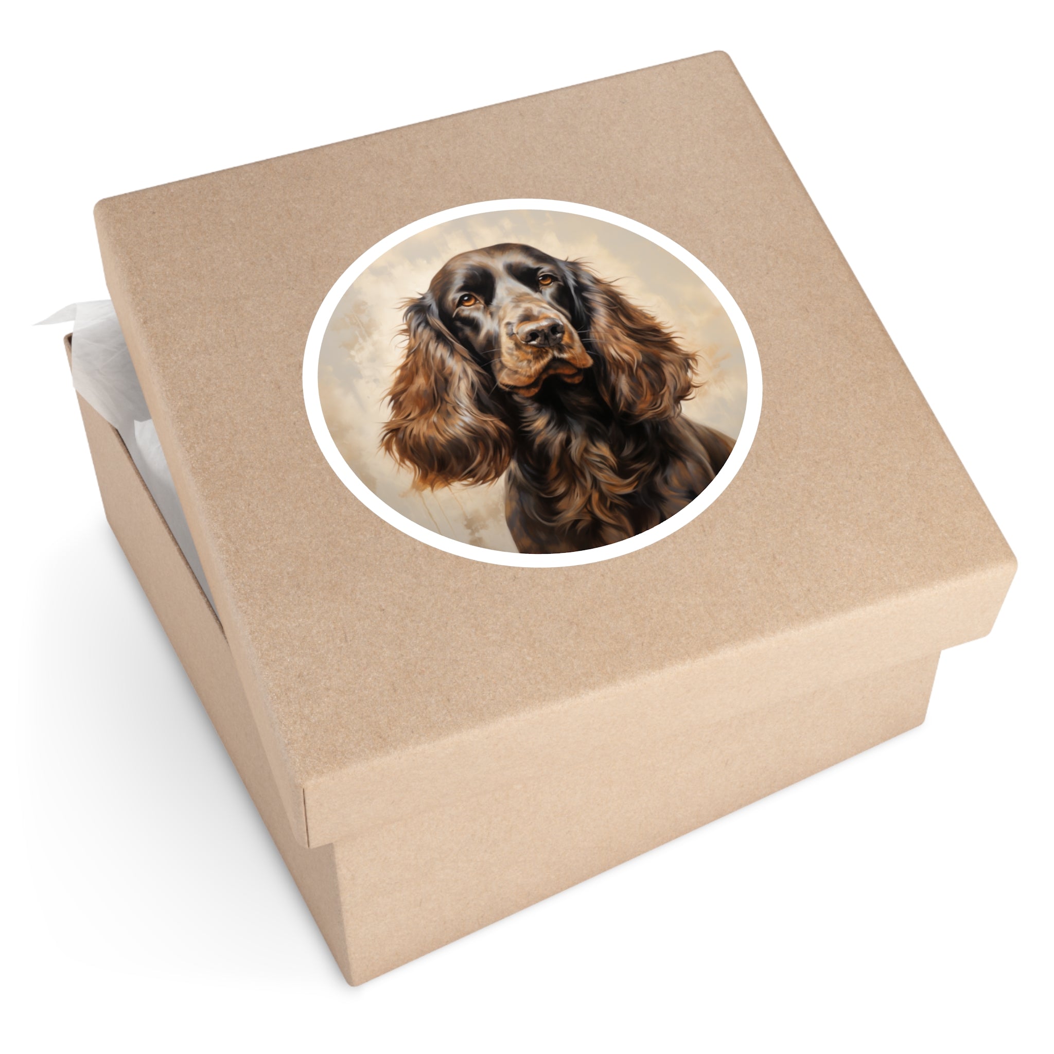 Cocker Spaniel Sticker, Realistic Dog Art, Pet Lover Gift, Classic Design