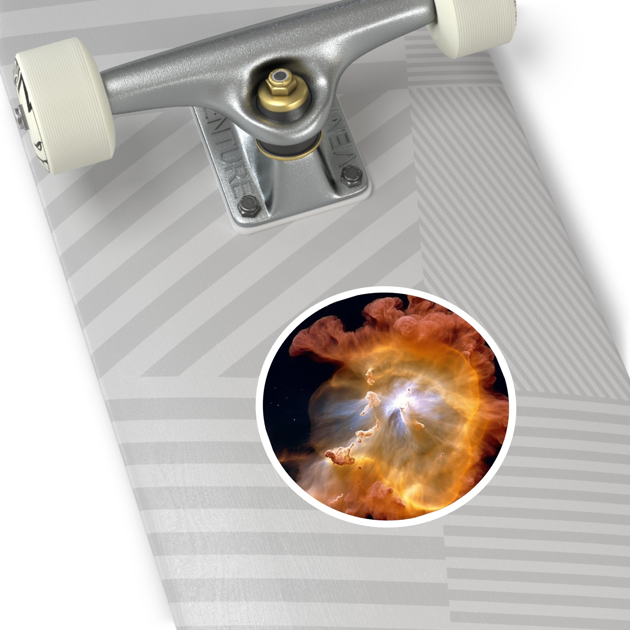 Galactic Nebula Sticker, Cosmic Design, Space Art, Sci-Fi Aesthetic