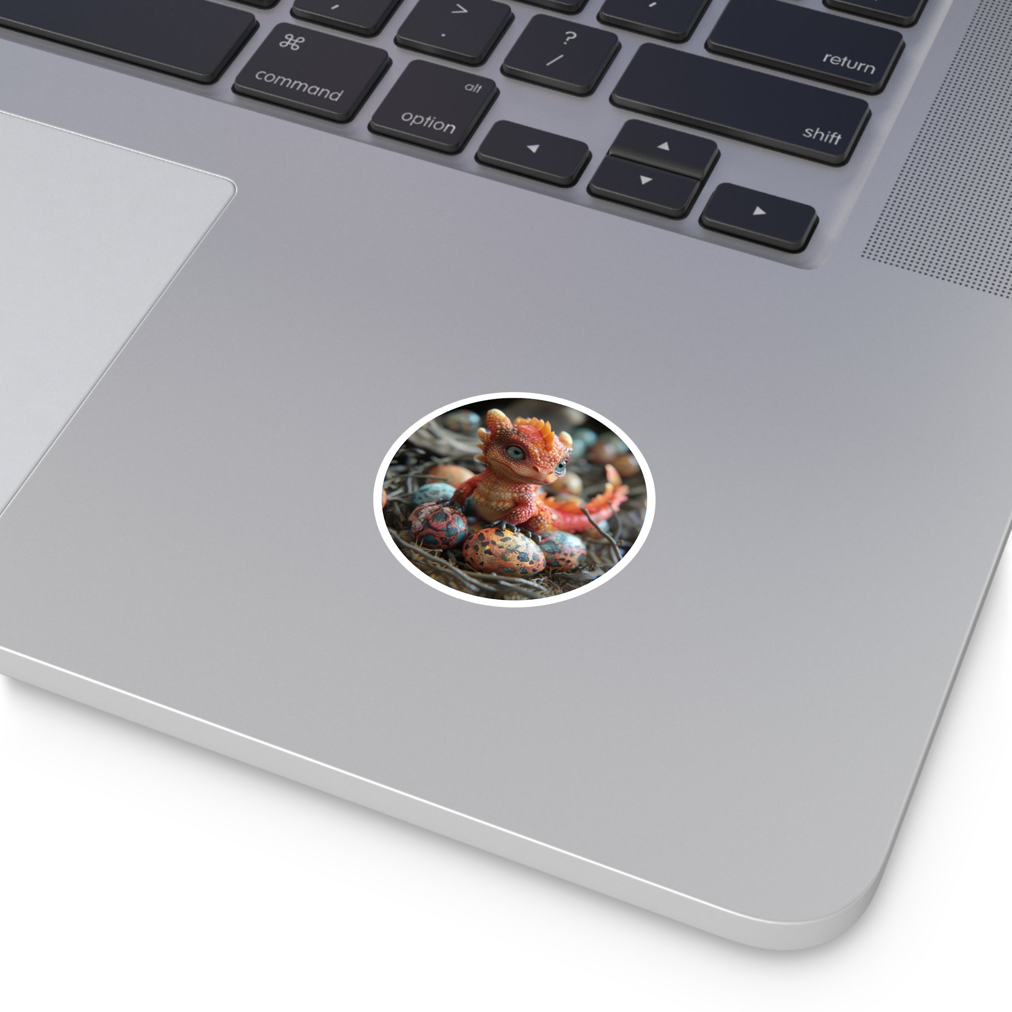 Baby Dragon Eggs, Fantasy Creature Sticker, Cute Hatchling Art, Mythical Design