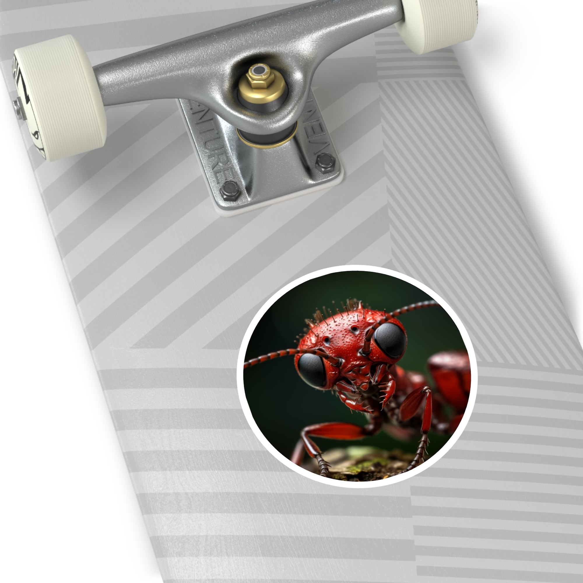 Red Ant, Macro Insect Sticker, Laptop Decal, Nature Close-Up Gift
