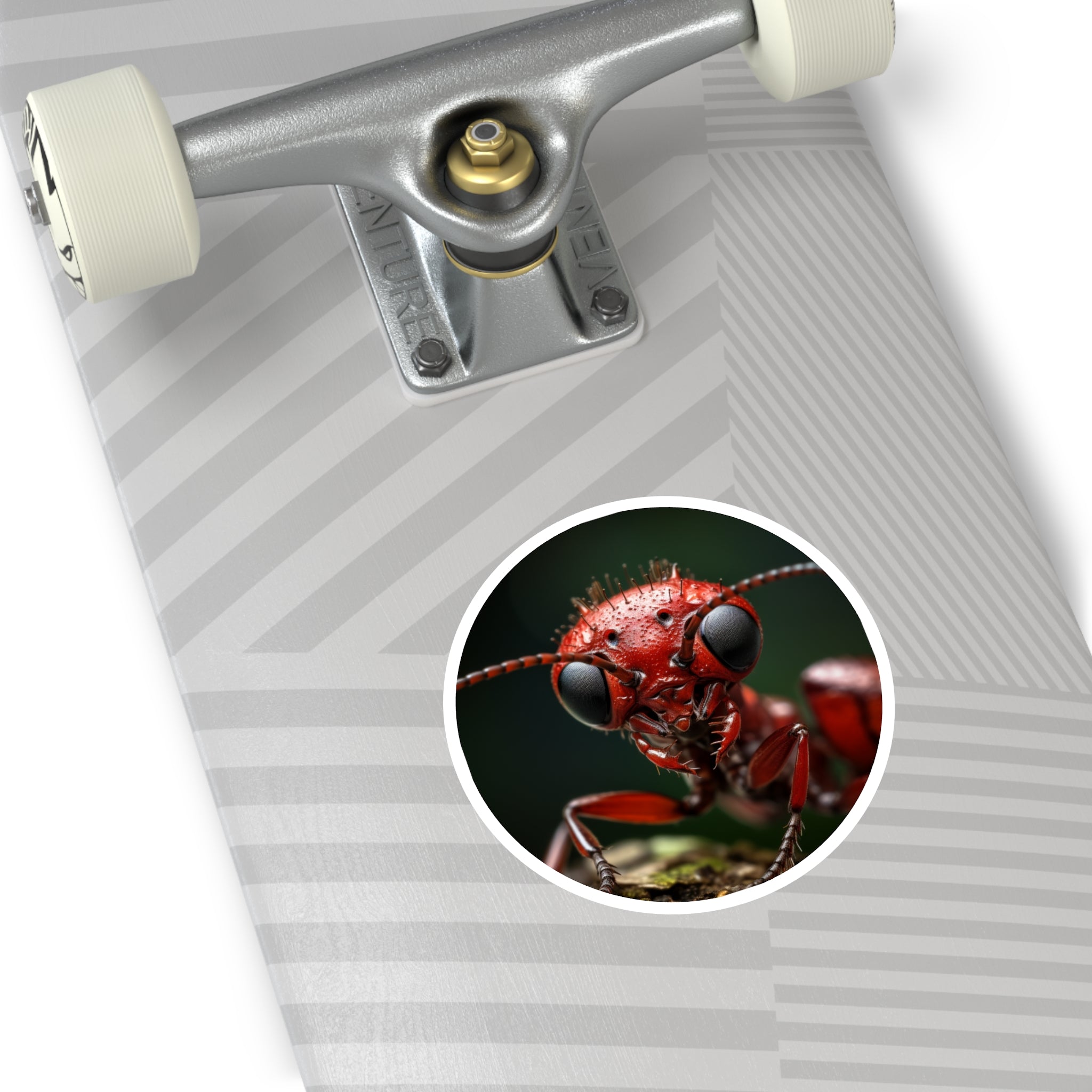 Red Ant, Macro Insect Sticker, Laptop Decal, Nature Close-Up Gift