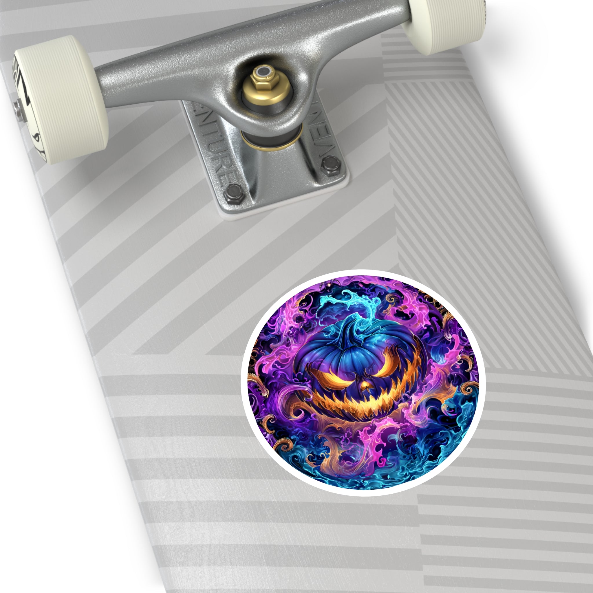 Halloween Pumpkin, Bold Art Sticker, Fall Decor, Spooky Gift