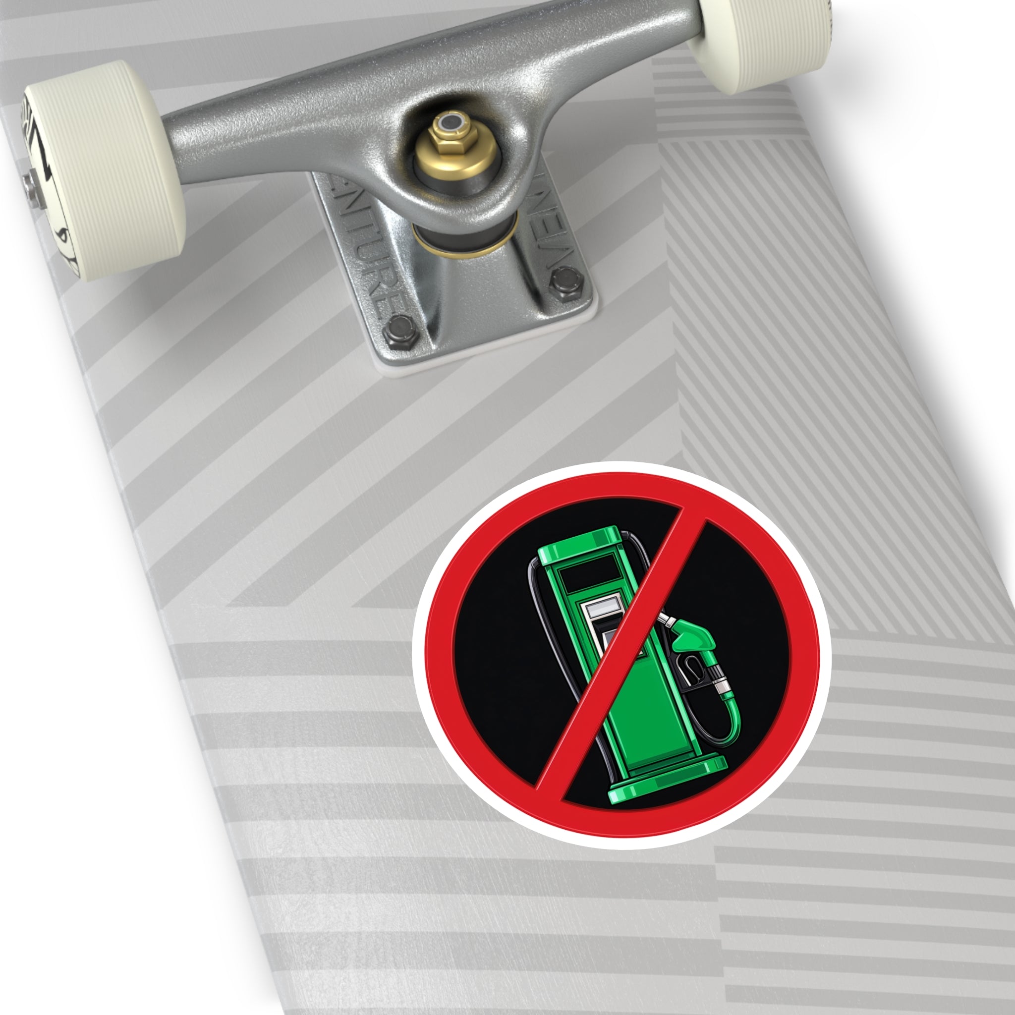 No Gas Pump Sticker, Eco Symbol Art, Electric Vehicle Design, Modern Gift