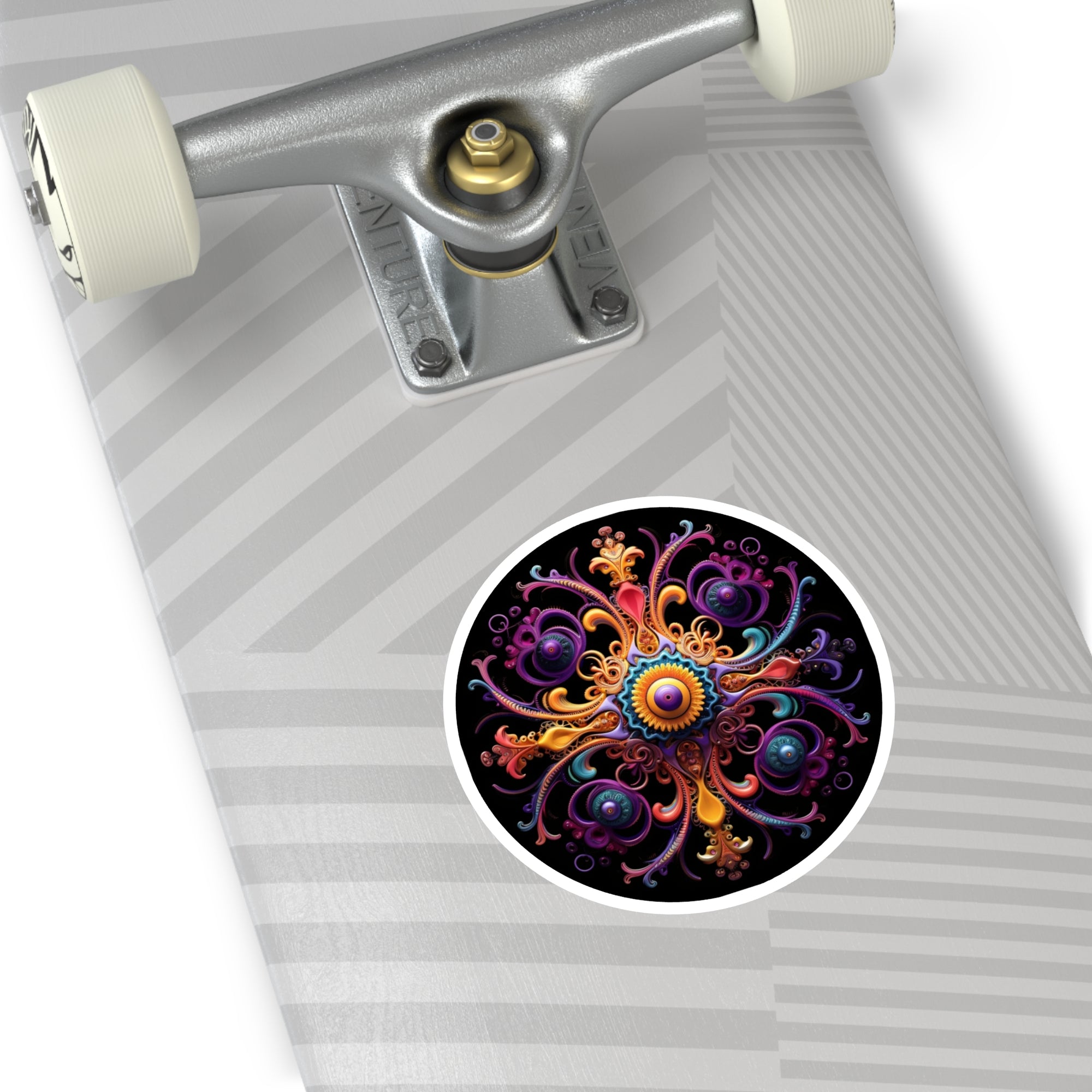 DMT Pattern Sticker, Psychedelic Art, Abstract Filigree Design, Trippy Style
