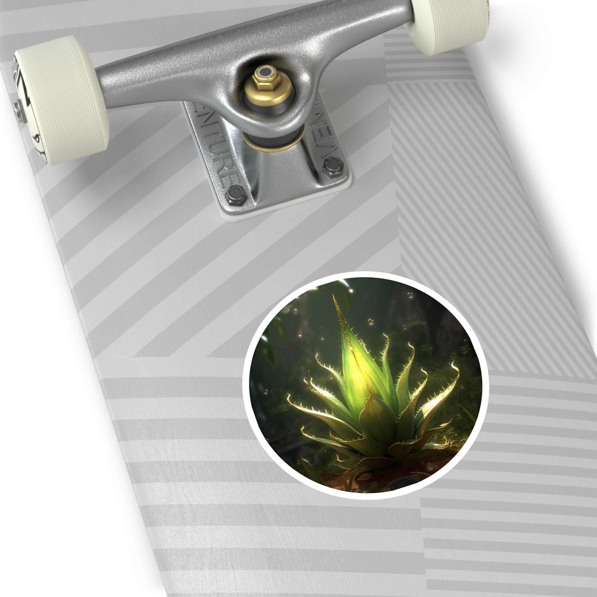 Aloe Plant, Nature Art Sticker, Botanical Decor, Calm Gift