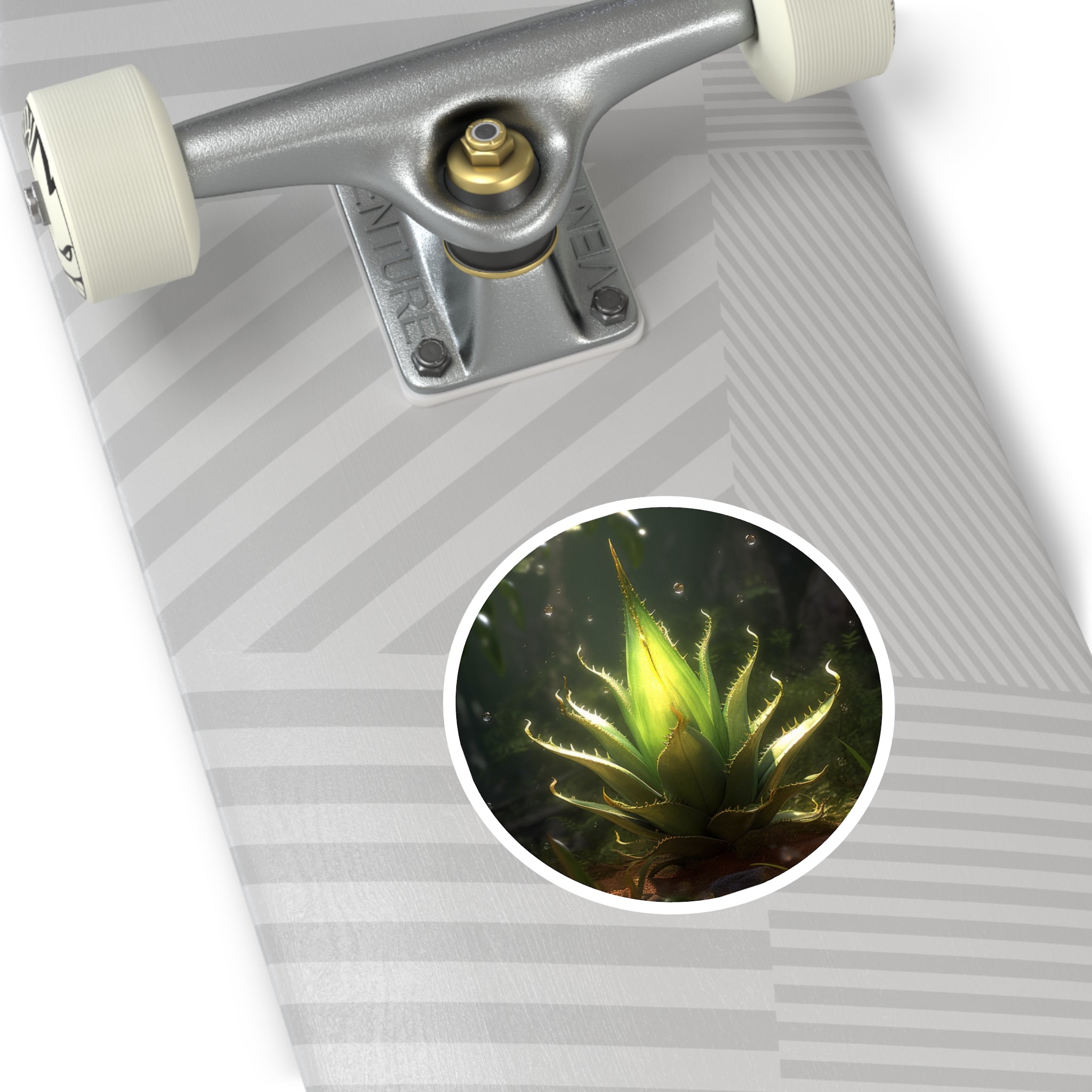 Aloe Plant, Nature Art Sticker, Botanical Decor, Calm Gift