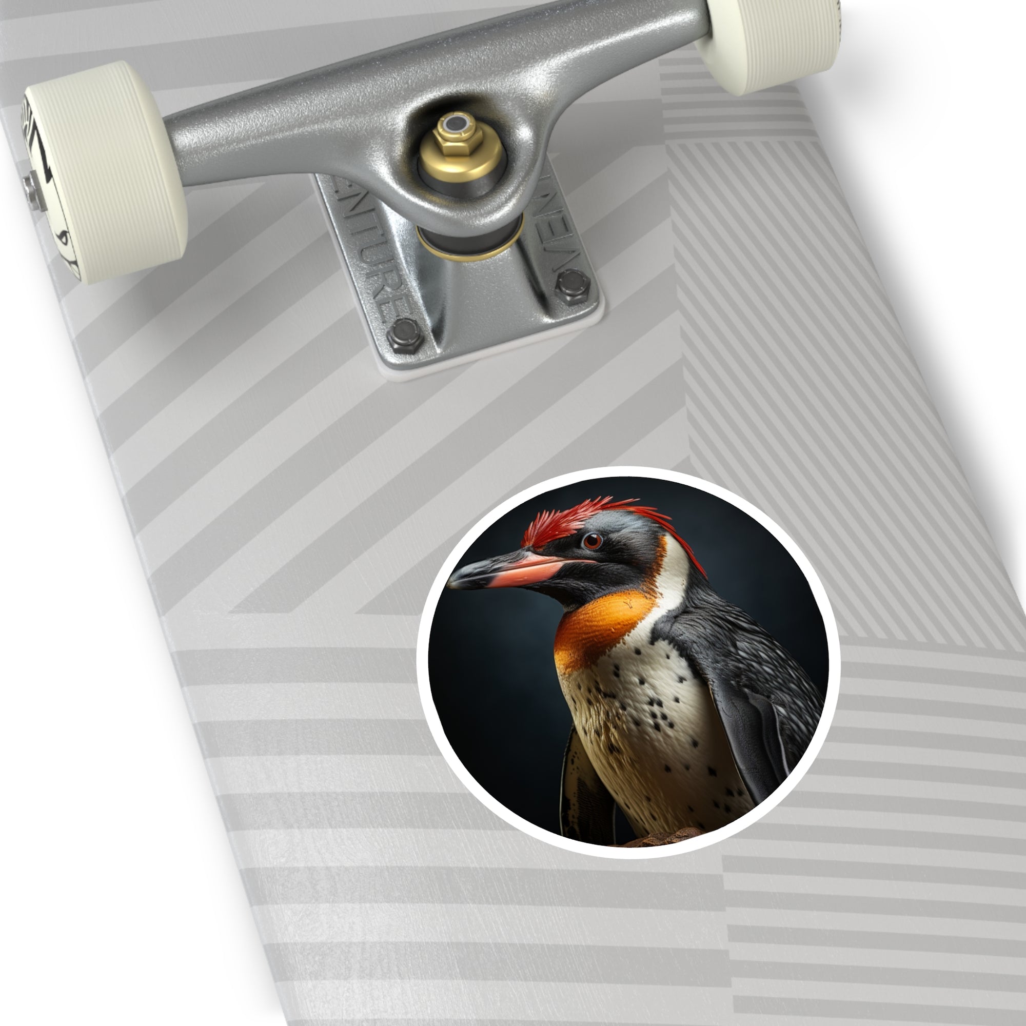 Galápagos Penguin Sticker, Ultra-Realistic Design, Cold Climate Theme, Wildlife Art