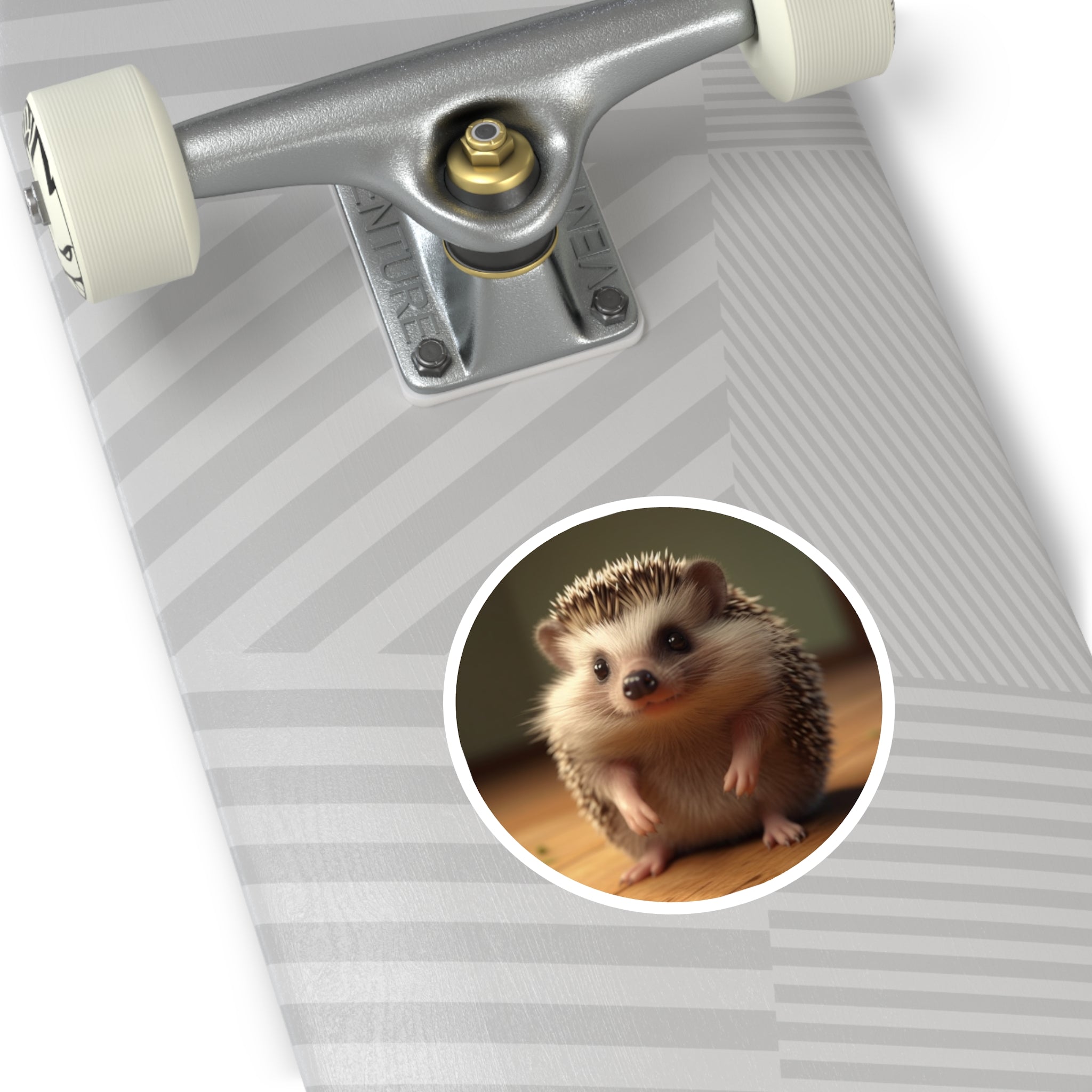 Adorable Hedgehog, Cute Animal Sticker, Nature Art, Playful Gift