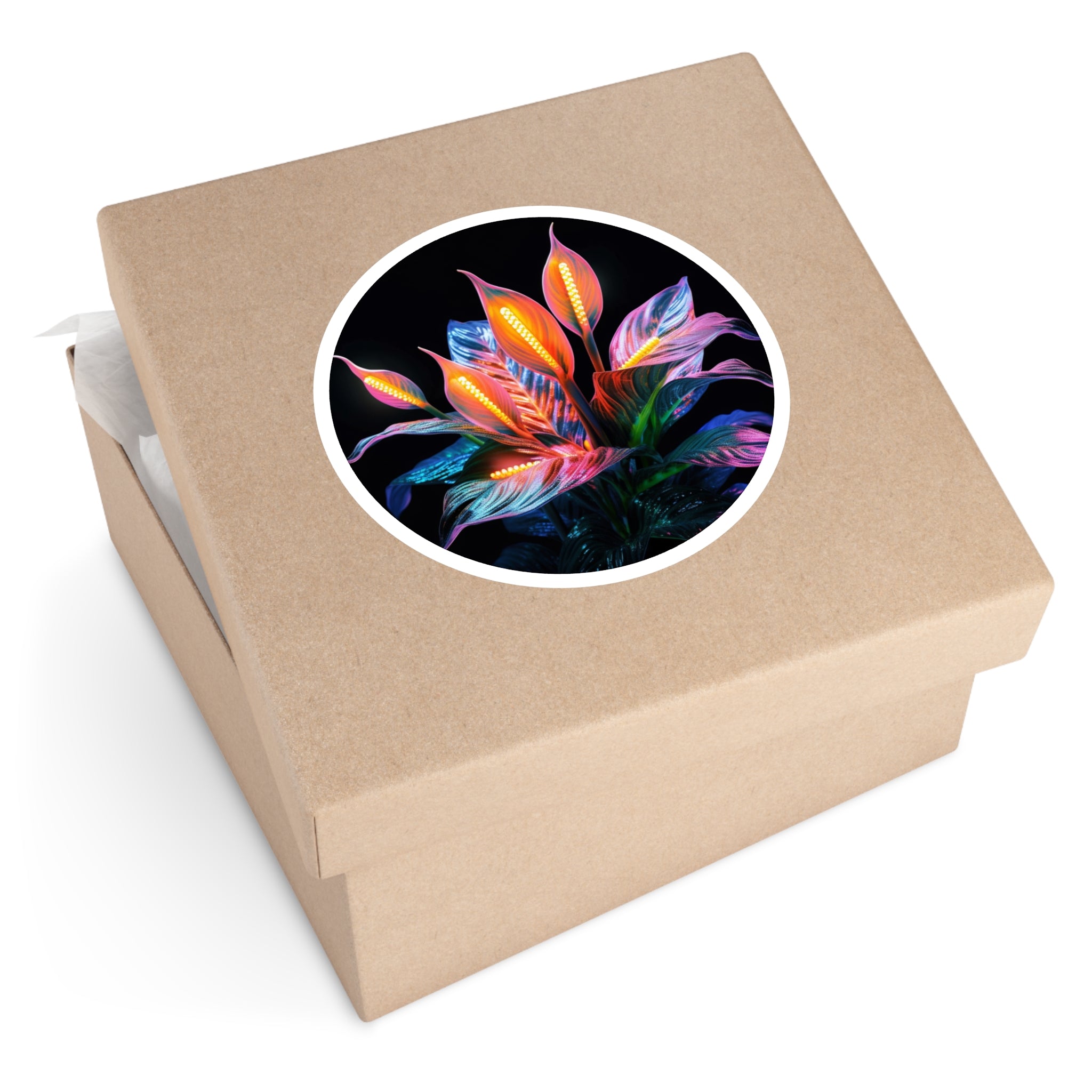 Radiant Peace Lily Sticker