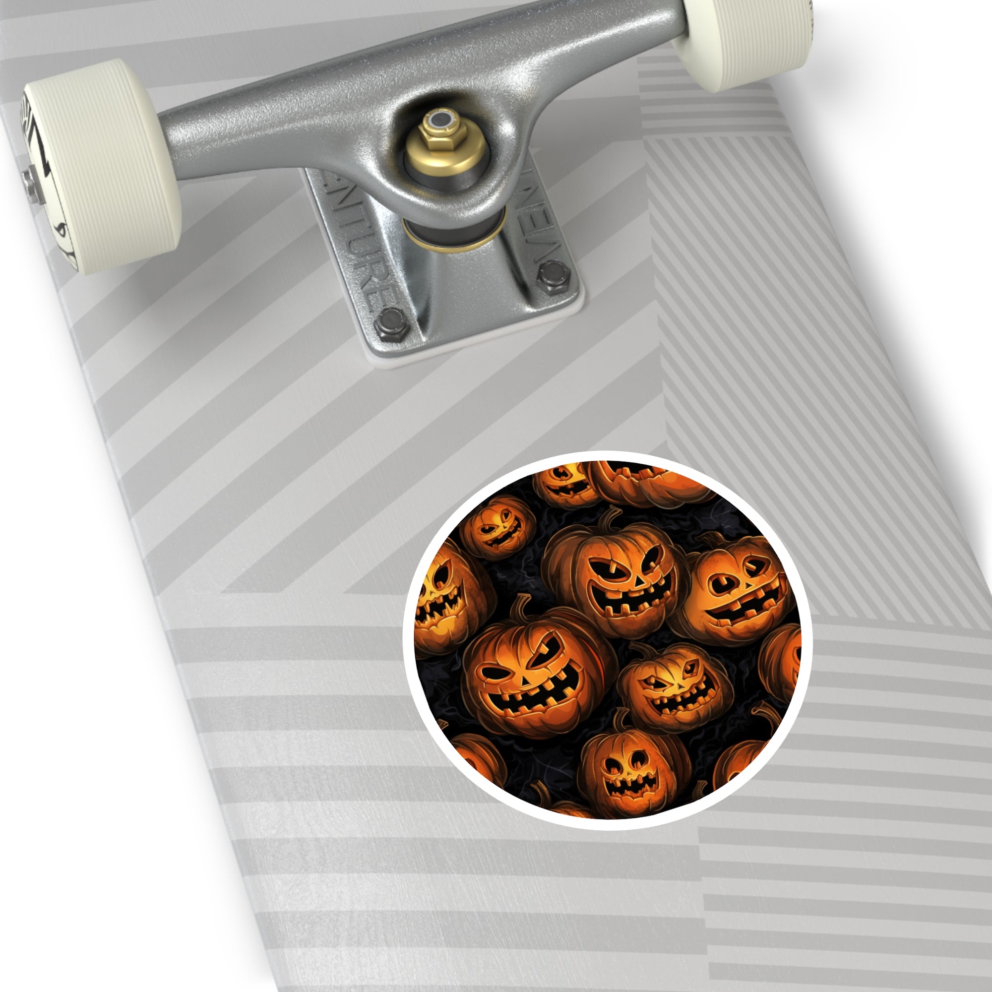 Halloween Pumpkins, Festive Art Sticker, Seasonal Decor, Fun Gift