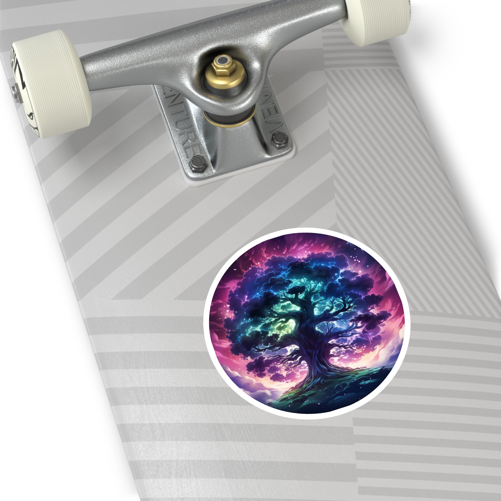 Fantasy Tree of Life on Hilltop Sticker