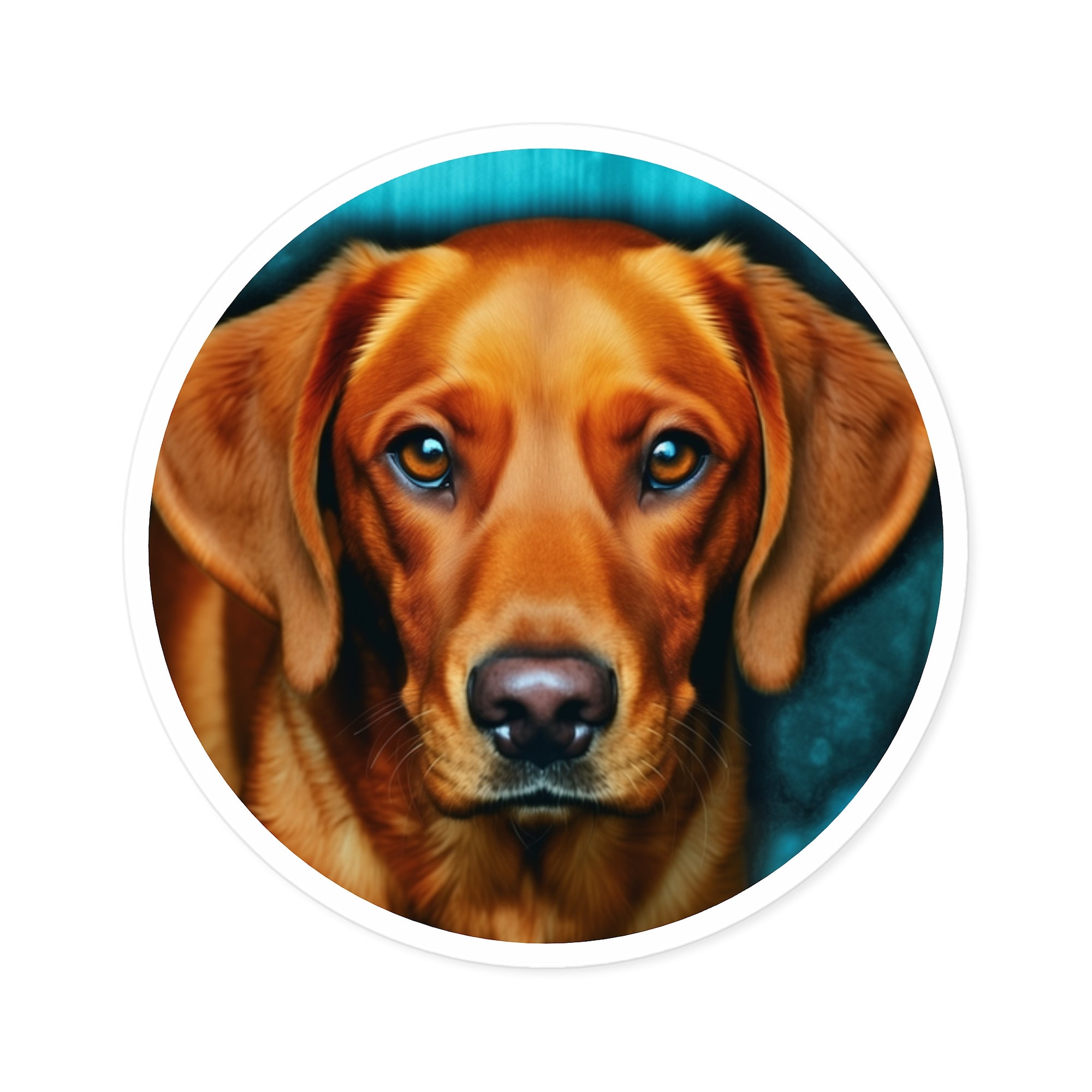 Labrador, Realistic Sticker, Laptop Decal, Gift for Dog Lovers