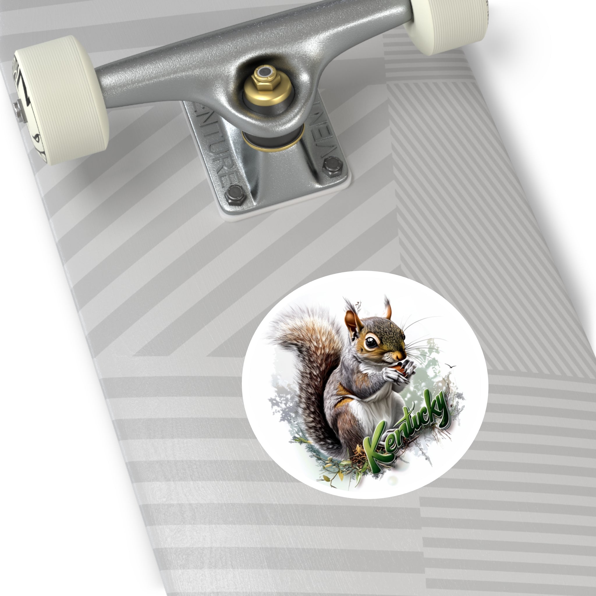 Kentucky Squirrel, Nature Art Sticker, Laptop or Journal, State Wildlife Gift