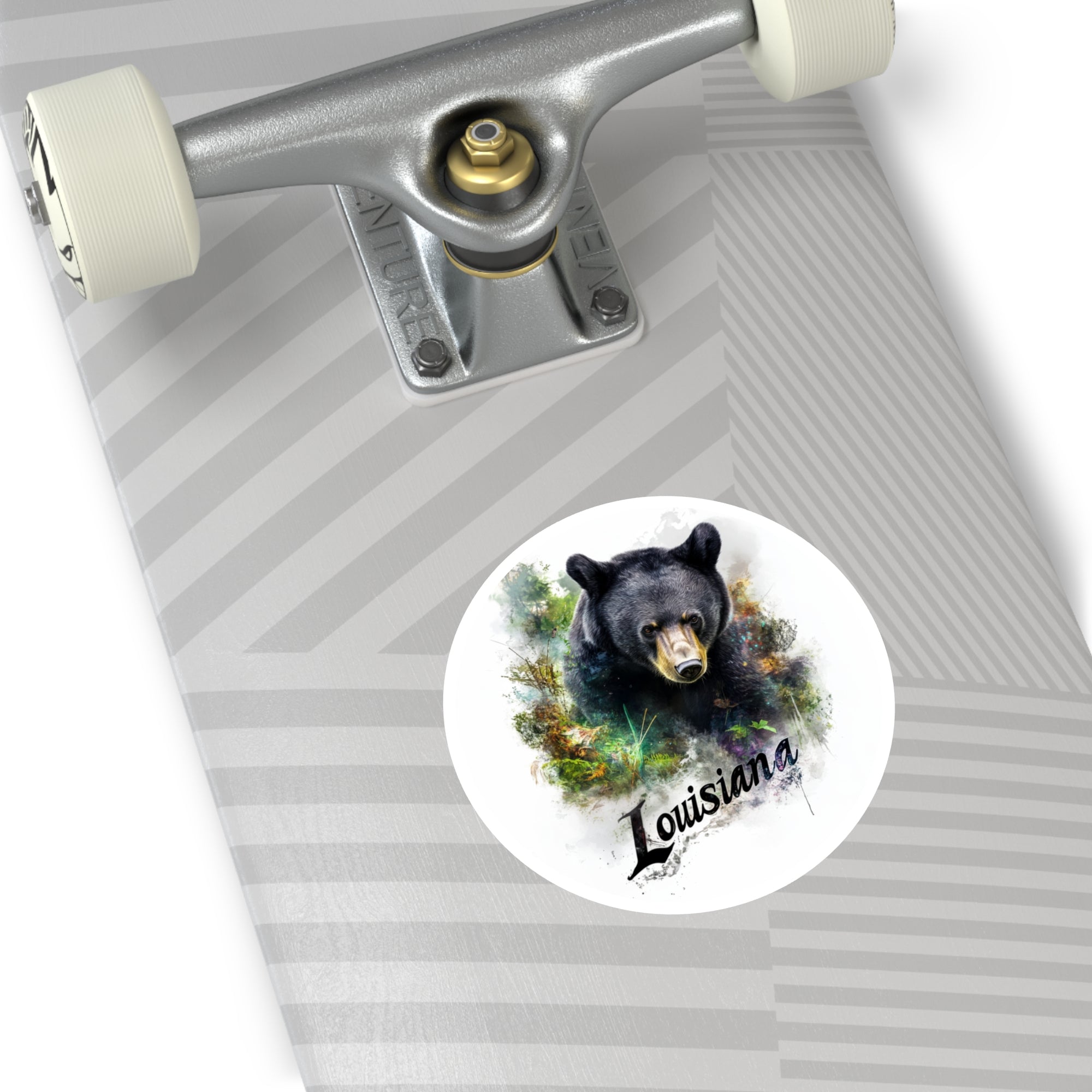 Louisiana Bear, Bayou Forest Sticker, Laptop or Journal, State Wildlife Gift