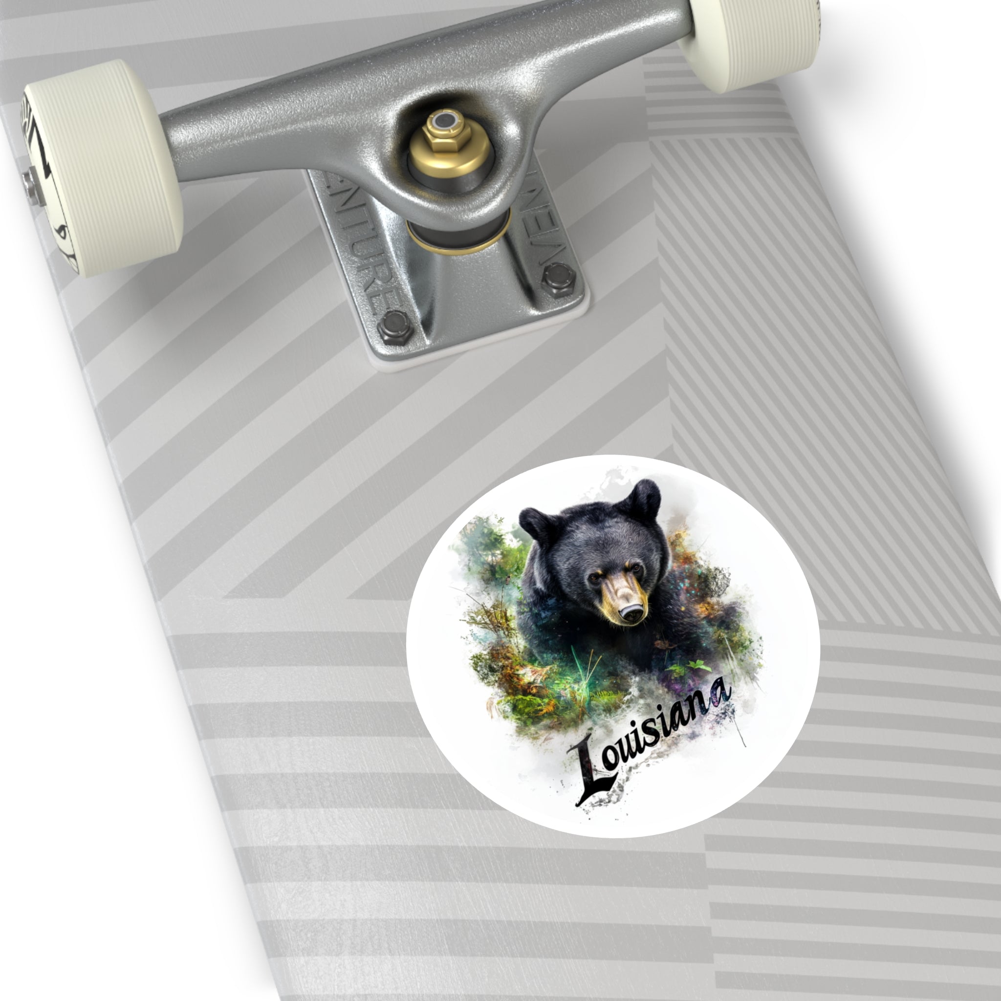 Louisiana Bear, Bayou Forest Sticker, Laptop or Journal, State Wildlife Gift