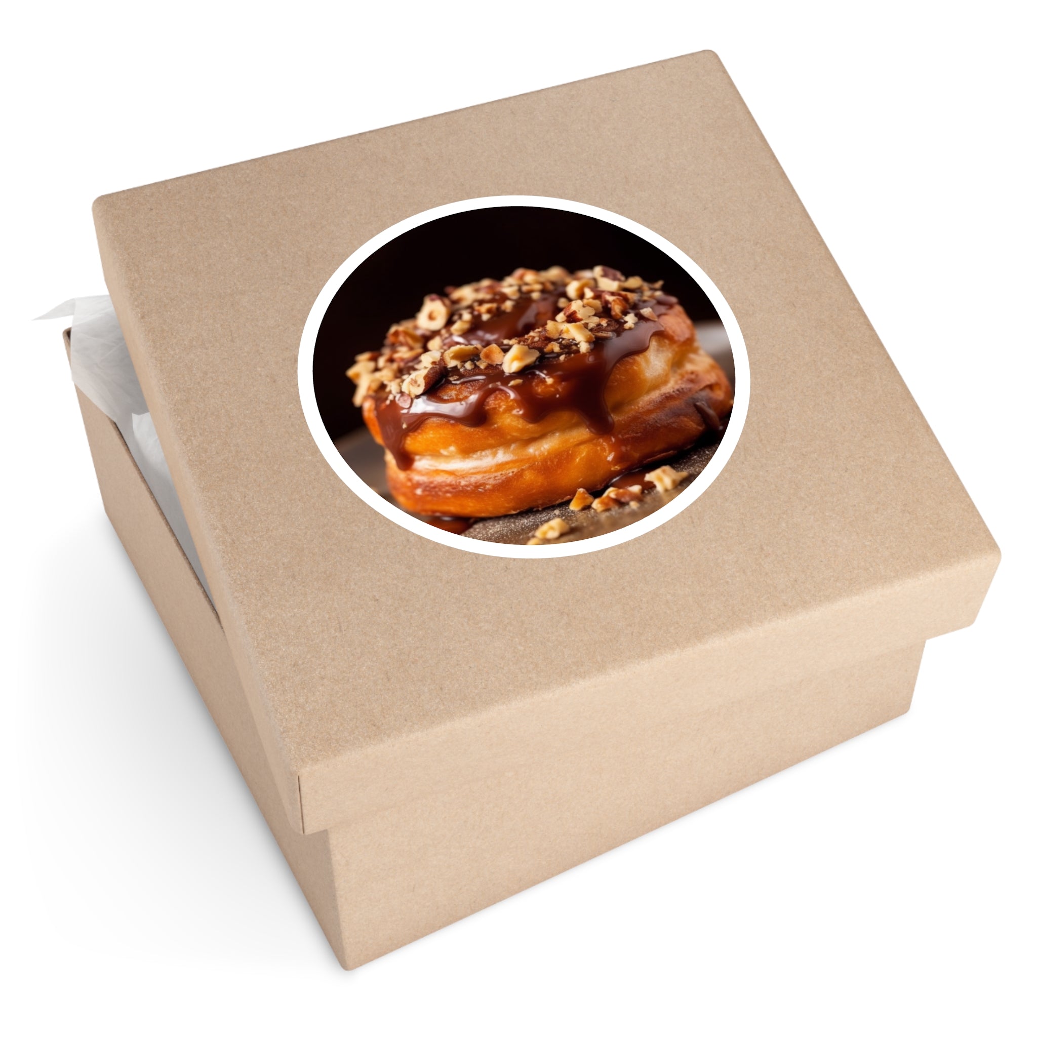 Cinnamon Bun Sticker, Sweet Treat Art, Dessert Aesthetic, Food Lover Gift