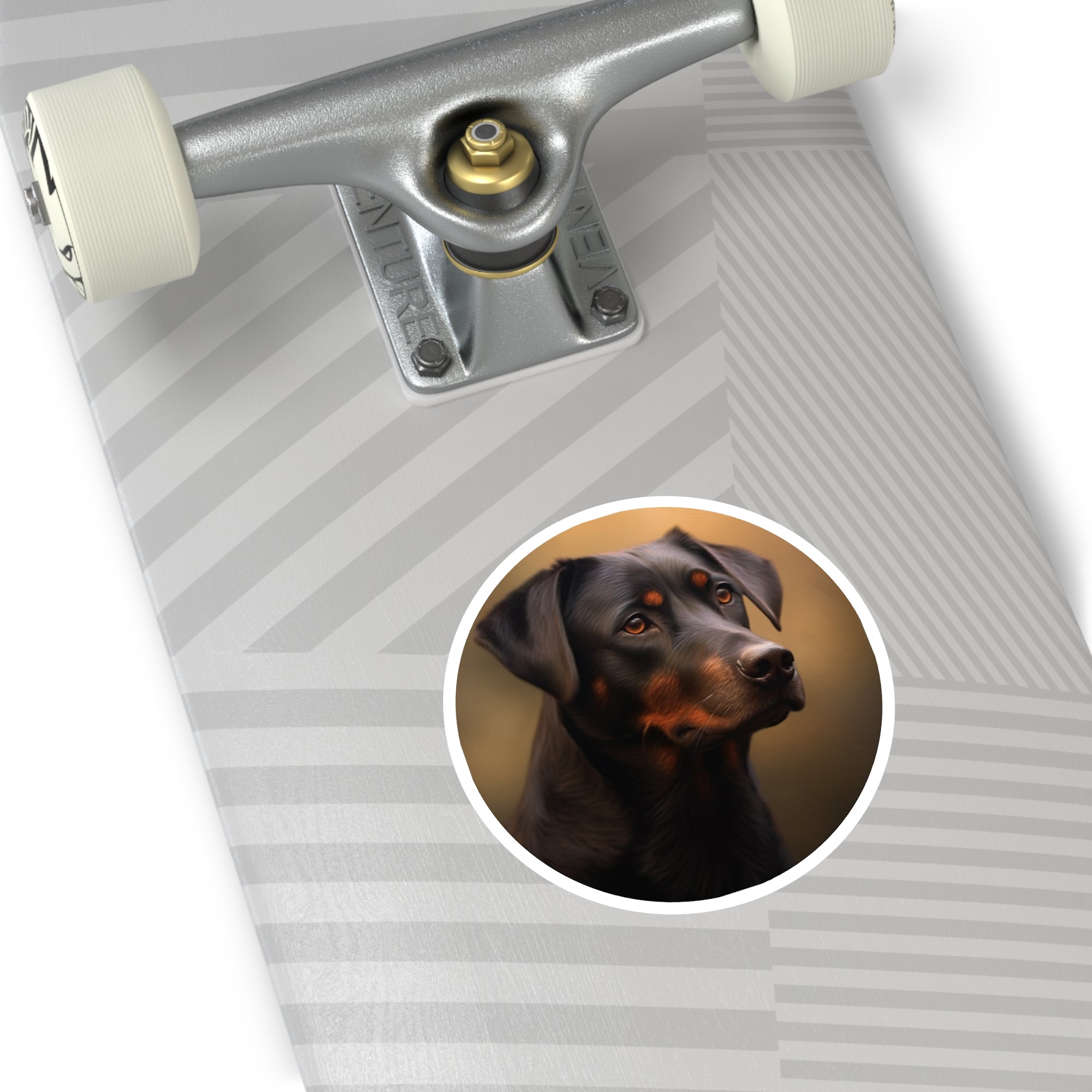 Dog Portrait Sticker, Realistic Art, Pet Decor, Animal Lover Gift