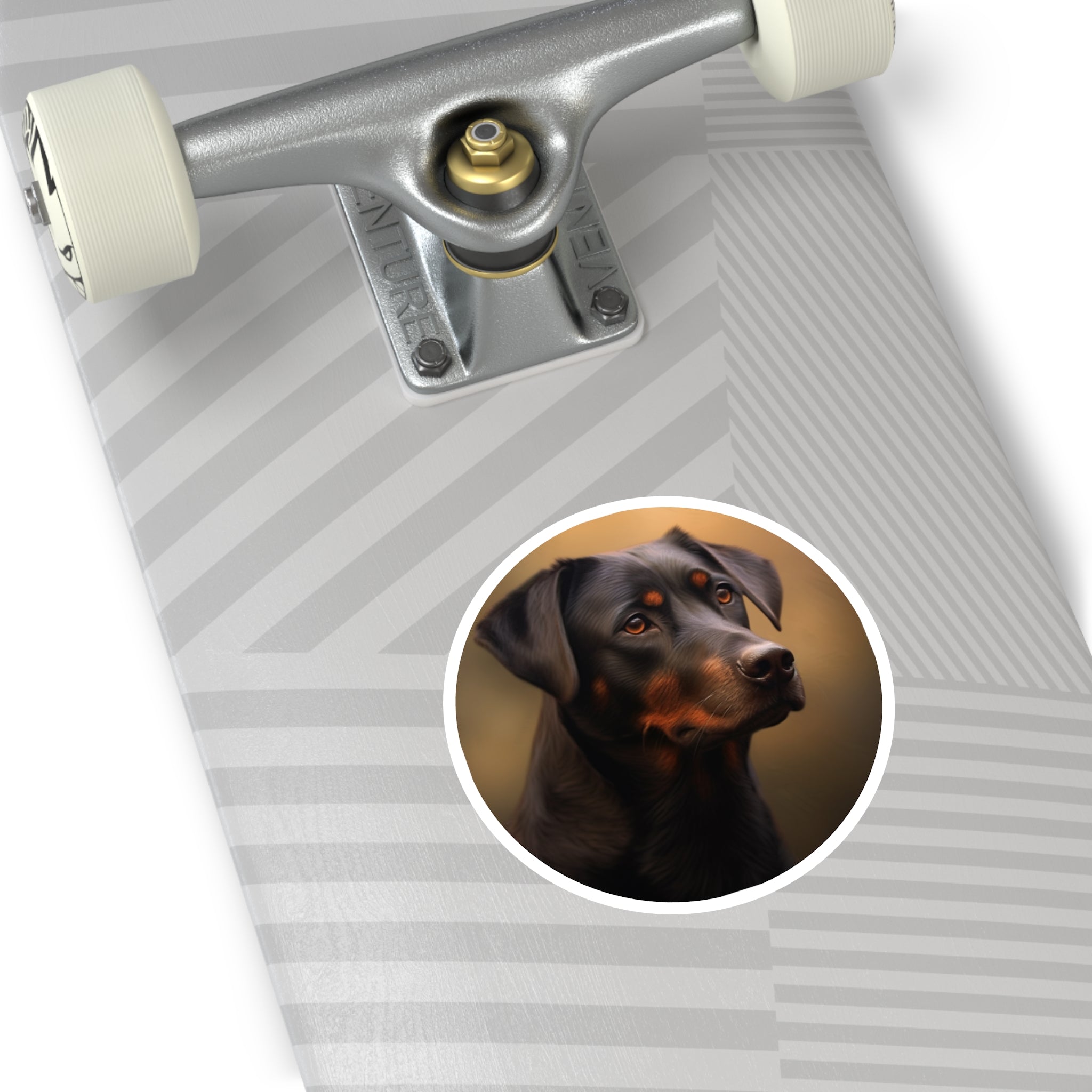 Dog Portrait Sticker, Realistic Art, Pet Decor, Animal Lover Gift