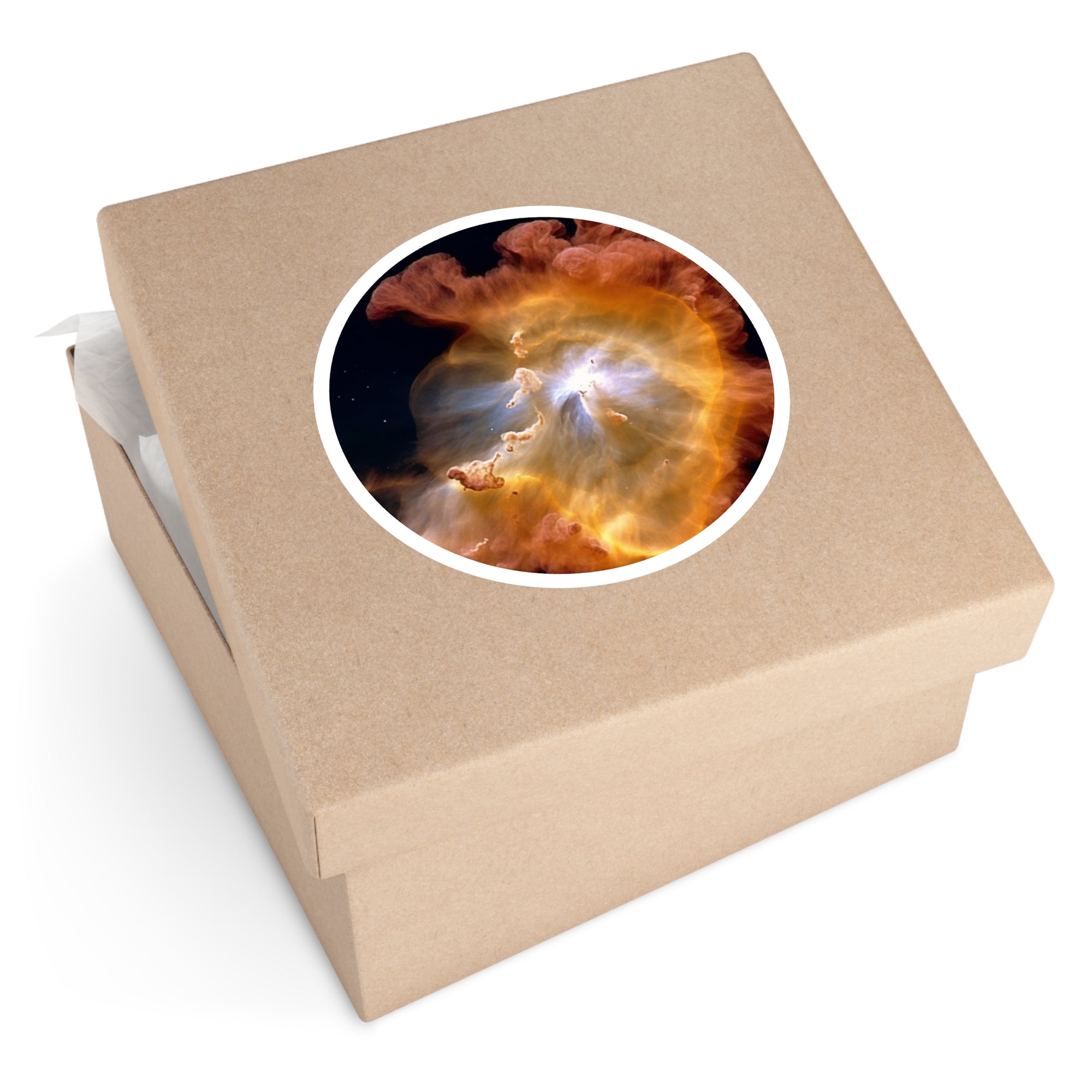 Galactic Nebula Sticker, Cosmic Design, Space Art, Sci-Fi Aesthetic