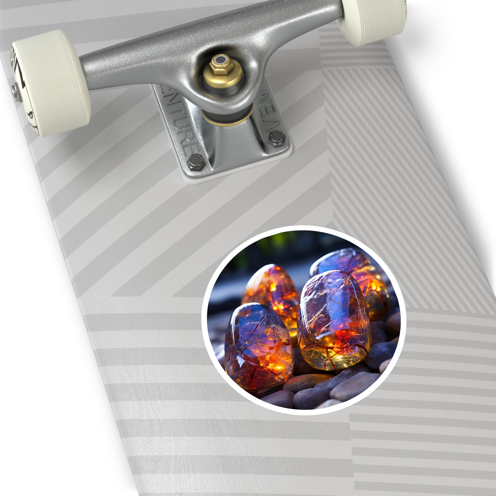 Opal Stone Set, Gemstone Sticker, Mineral Art, Pastel Decor