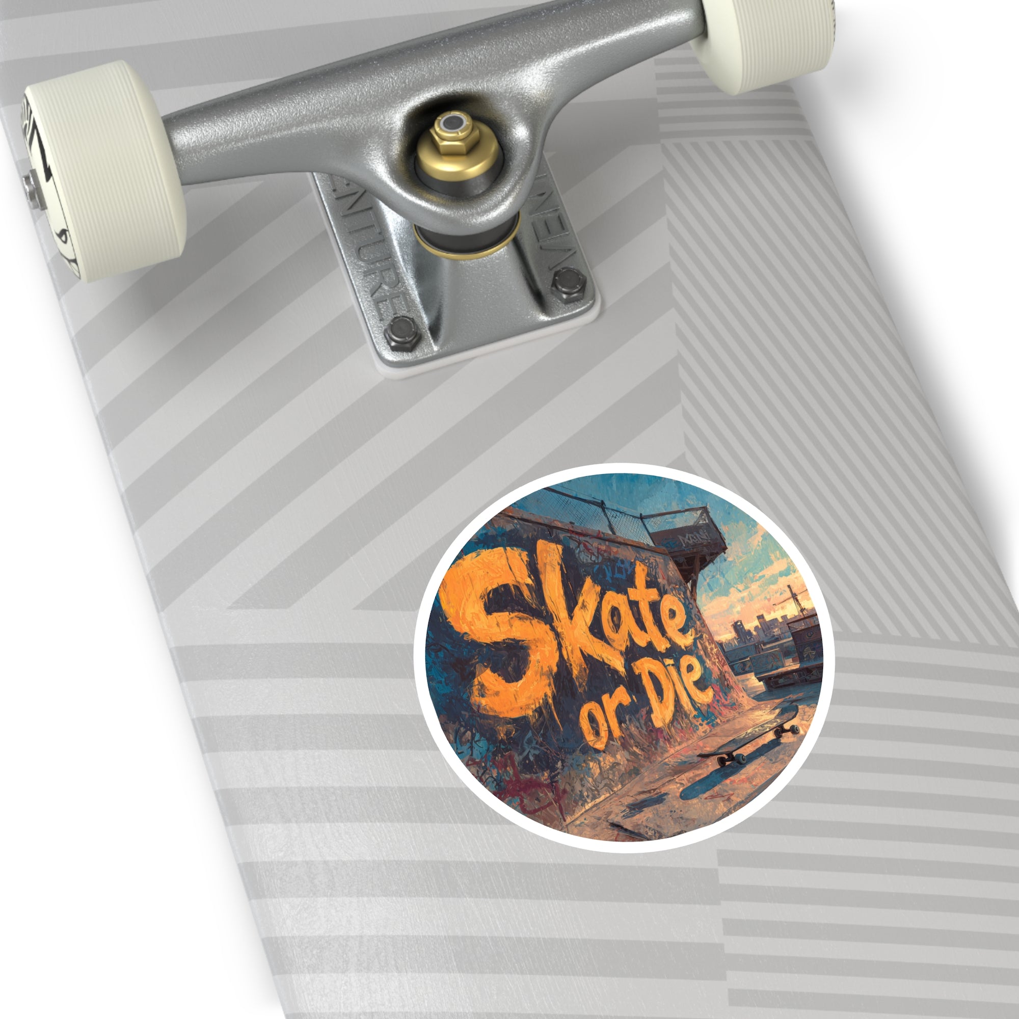 Skate or Die Sticker, Graffiti Wall Art, Urban Design, Skater Gift